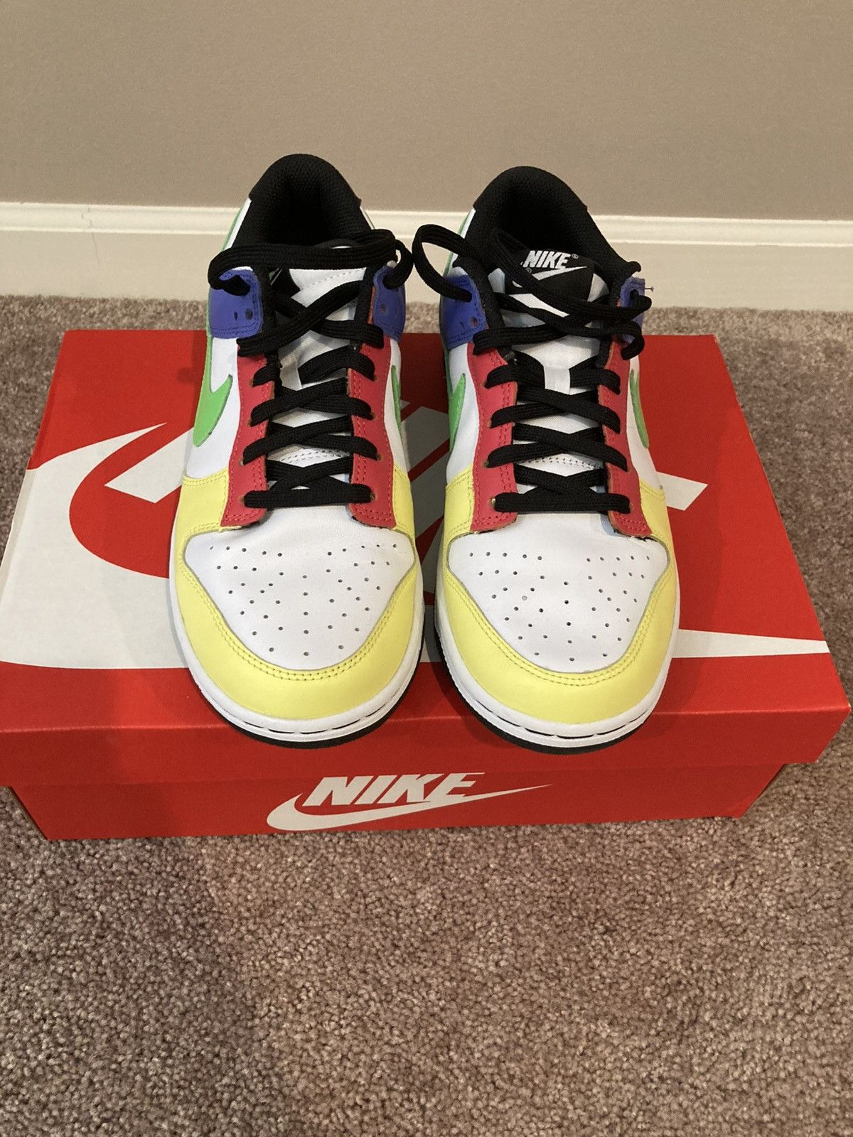 Nike Women’s Nike Dunk Low ‘Green Strike’ Size 8.5 DD1503-106 Size US 8.5 / IT 38.5 - 2 Thumbnail