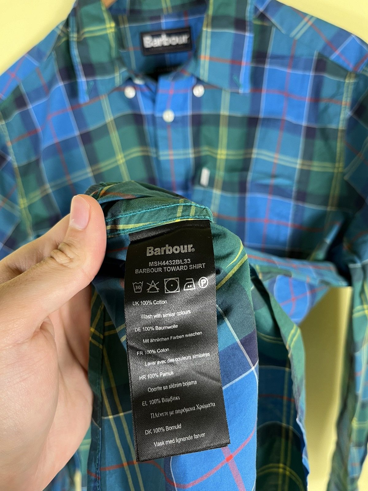 Barbour × Original Chuck Barbour tailored fit shirt button ups checkered Multicolor Size US M / EU 48-50 / 2 - 4 Thumbnail
