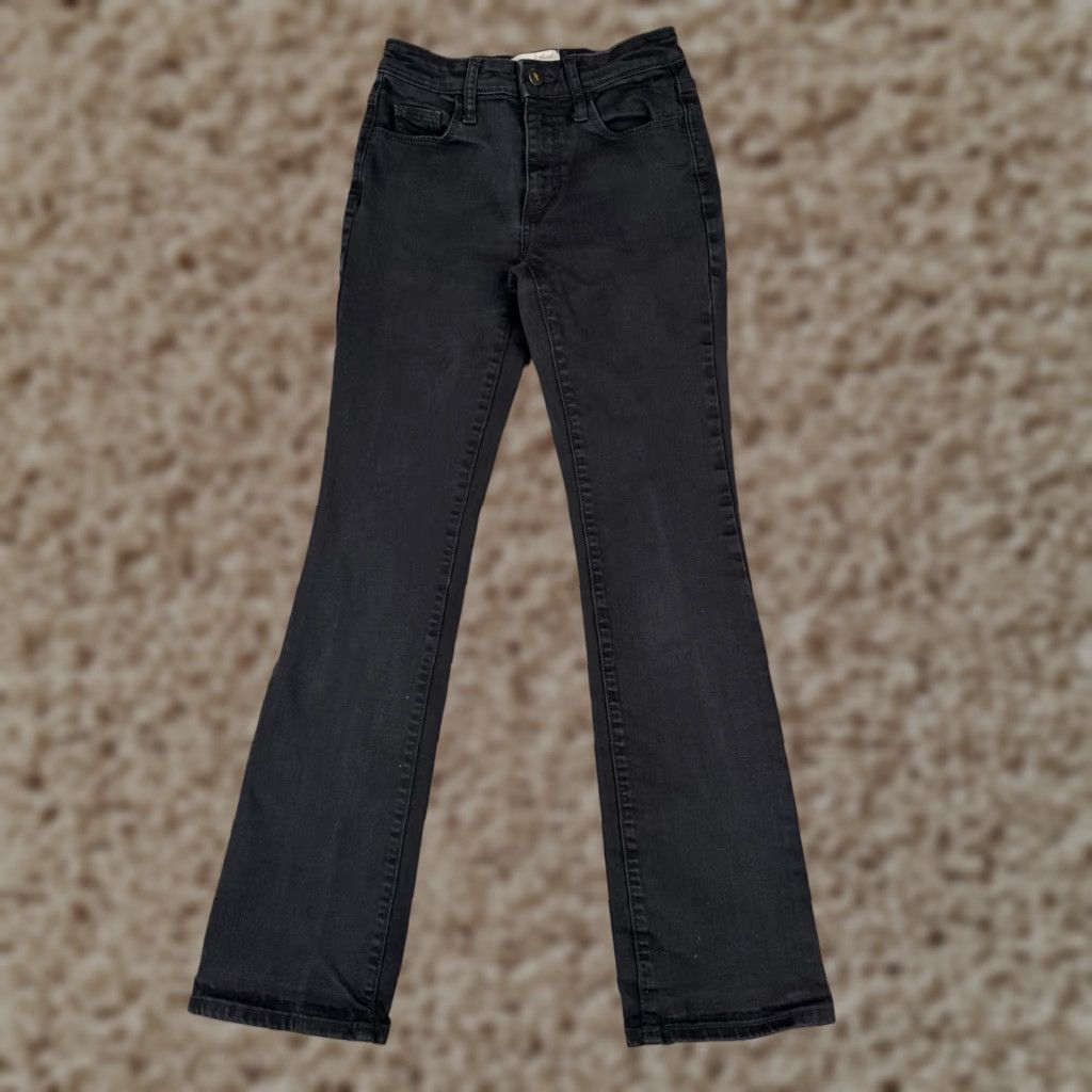 Vintage Universal Thread Jeans Women 00 Black Denim Bootcut Jeans Mid Rise 5-Pocket Cotton Cotton 24x29 Black Women Jeans 00 Regular Size 24" / US 00 / IT 34 - 1 Thumbnail