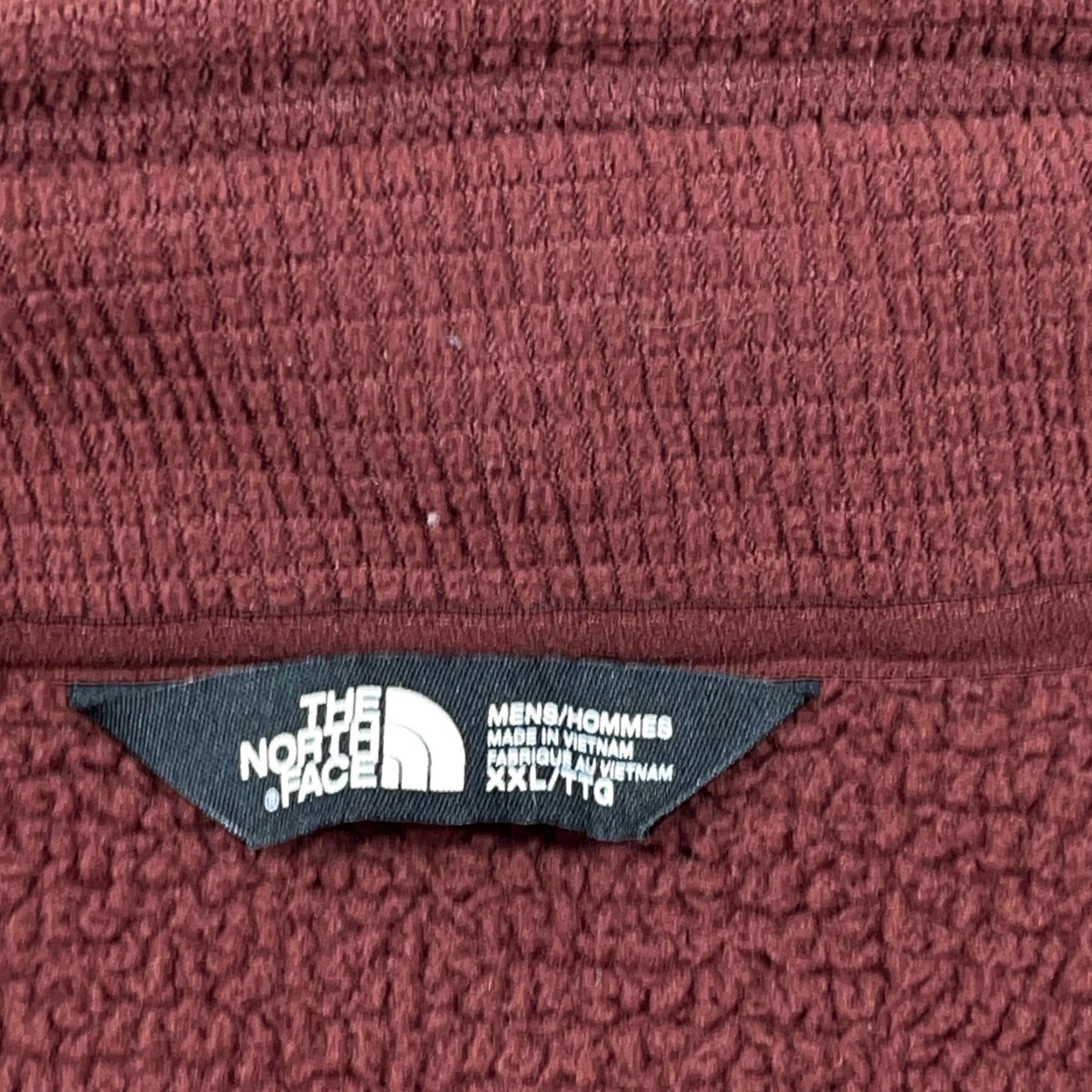 The North Face The North Face Sweater Men 2XL Pullover Mock Neck 1/4 Zip Red Fleece Polyester Embroidered Logo Zipper Size US XXL / EU 58 / 5 - 3 Thumbnail