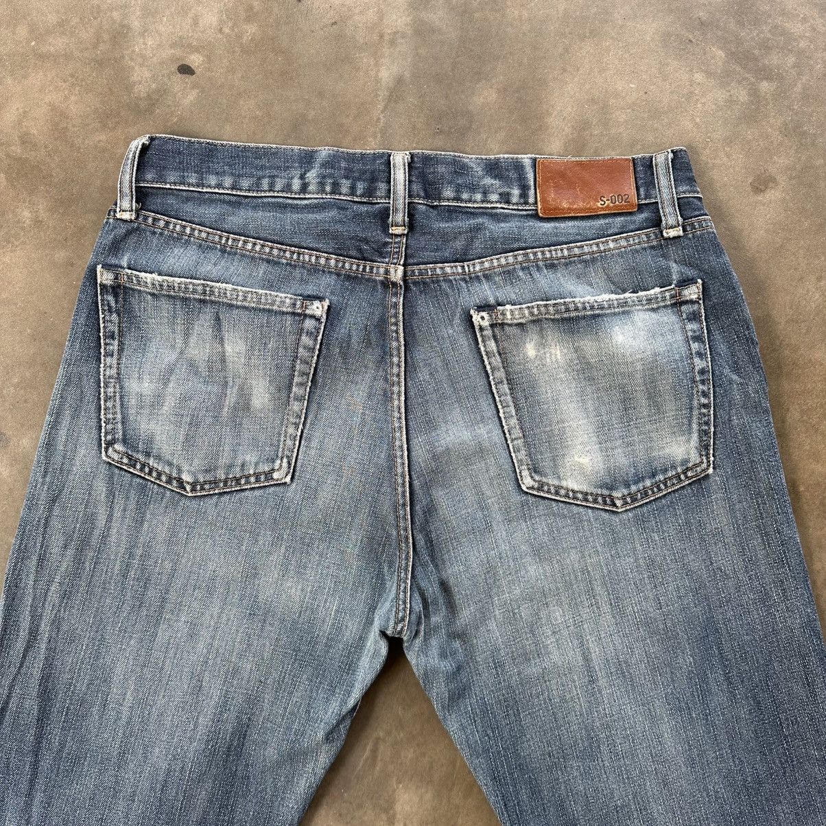 Japanese Brand Vintage Japanese Faded Distressed Denim Jean Pant W33 Size US 33 - 11 Thumbnail