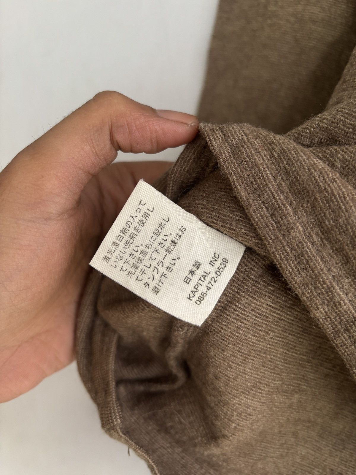 Kapital Kapital Japanese Knit Henley Shirt Brown Size US M / EU 48-50 / 2 - 6 Thumbnail
