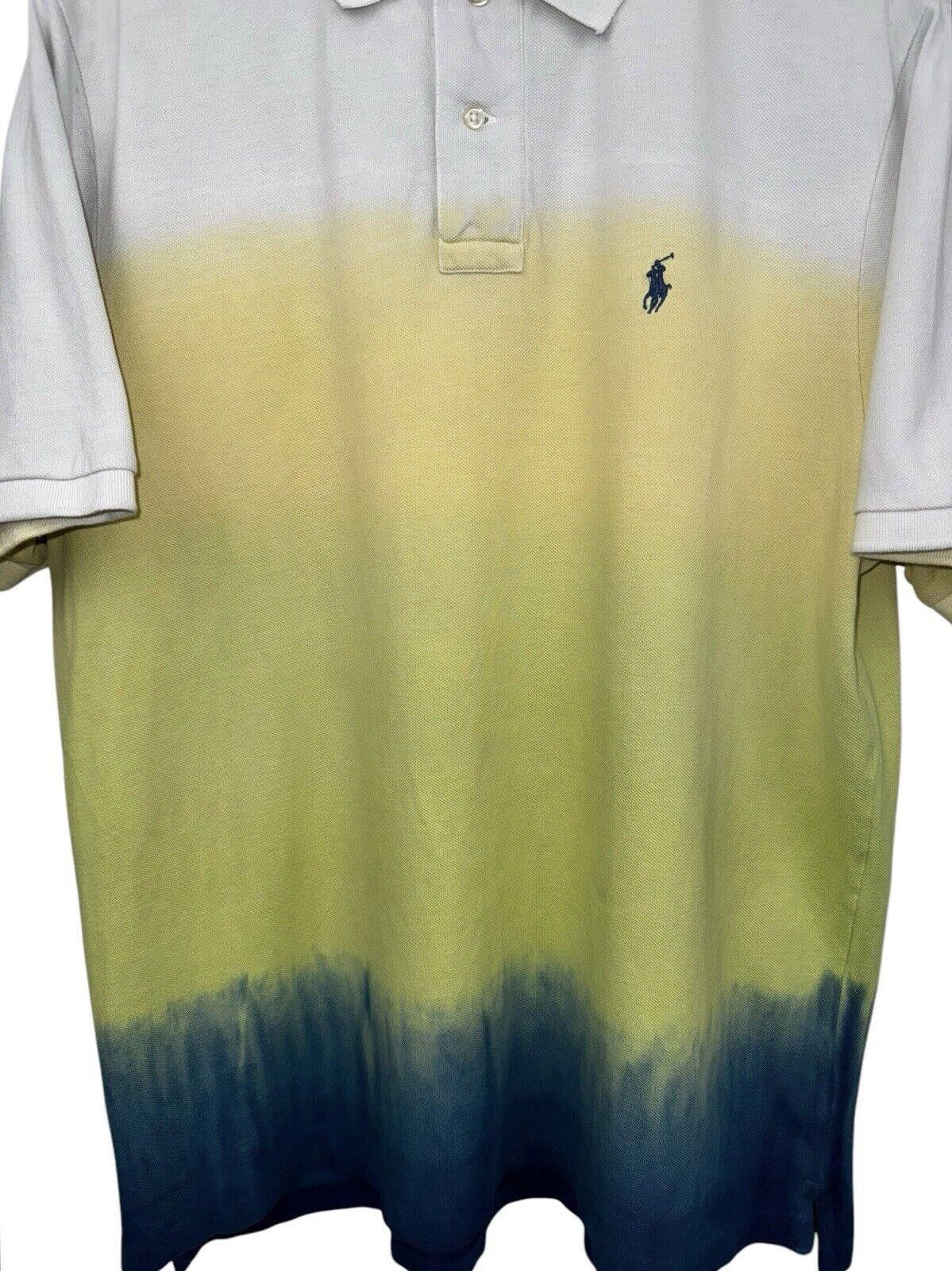 Polo Ralph Lauren Polo Ralph Lauren Classic Fit Hawaiian Dip Polo Shirt XL Size US XL / EU 56 / 4 - 2 Thumbnail