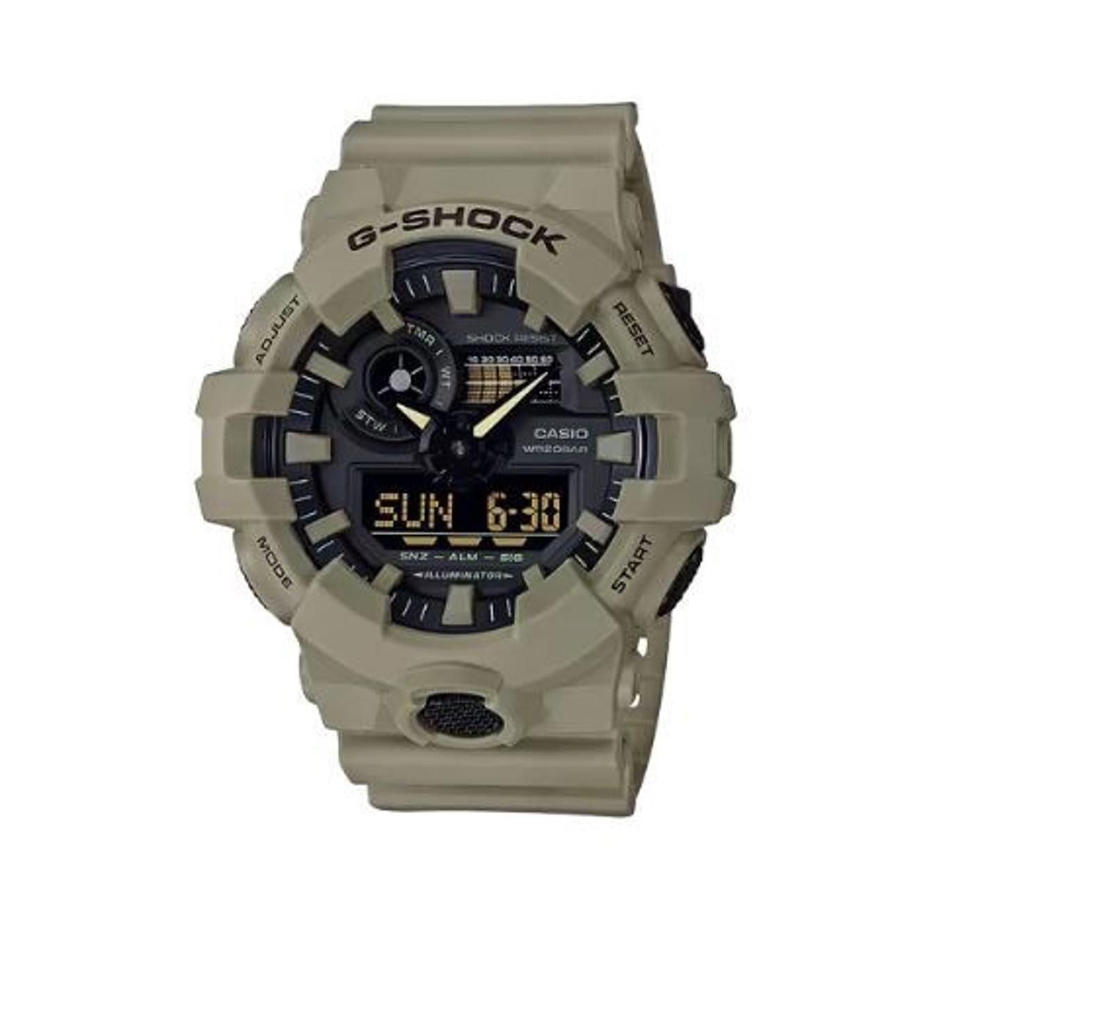 Casio Casio G-Shock Analog Digital GA-700 Series Tan Men's Watch Size ONE SIZE - 1 Thumbnail