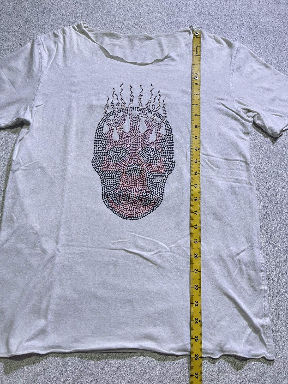 Hysteric Glamour Y2K LUCIEN PELLAT-FINET SKULL GLITER STYLE TSHIRT Size M / US 6-8 / IT 42-44 - 8 Thumbnail