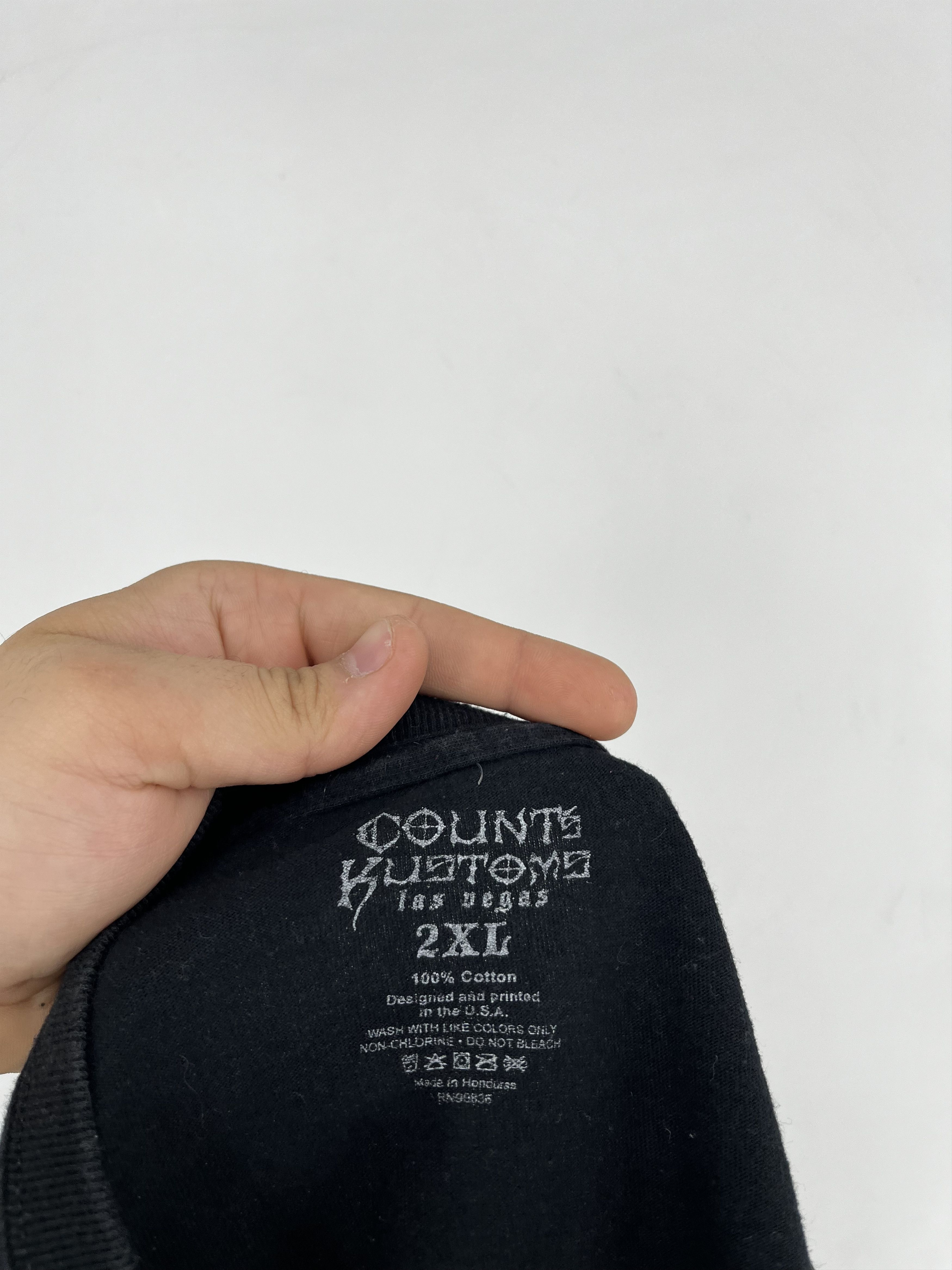 Vintage Vintage Counts Kustoms Las Vegas Made in USA t-shirt Size US XXL / EU 58 / 5 - 10 Thumbnail