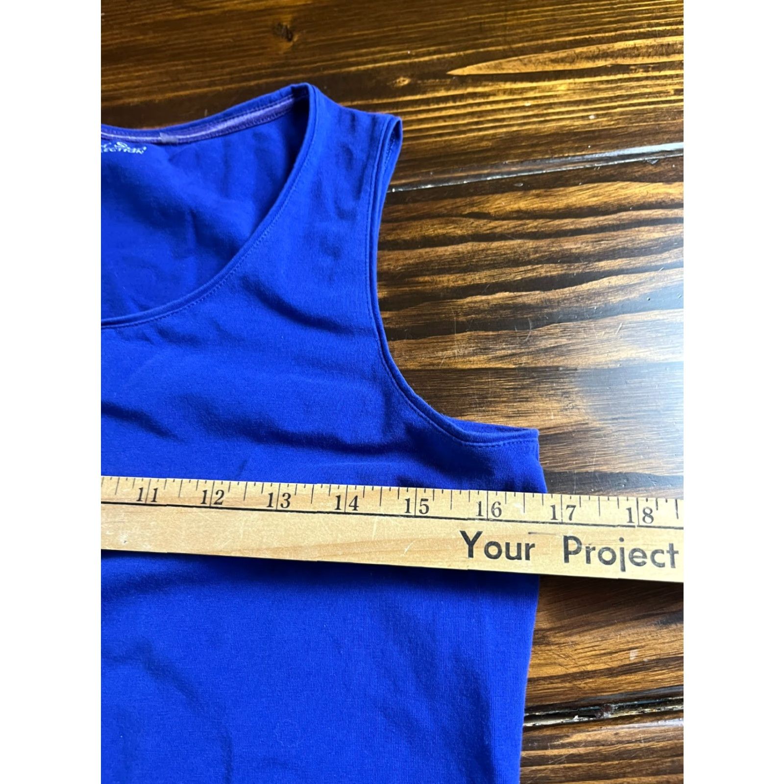 Vintage Amber Sun Tank Top Women's Small Blue Sleeveless Shirt Size S / US 4 / IT 40 - 3 Thumbnail