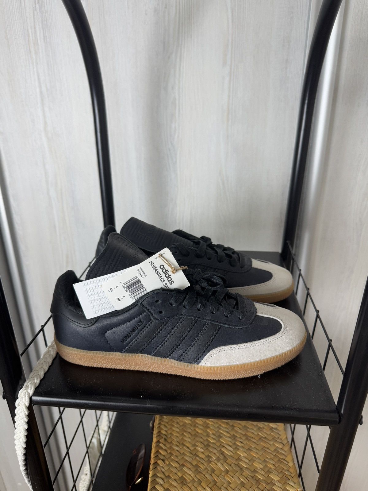Adidas Adidas x Pharrell Williams Humanrace Samba Night Grey Shoes Size US 8.5 / EU 41-42 - 5 Thumbnail
