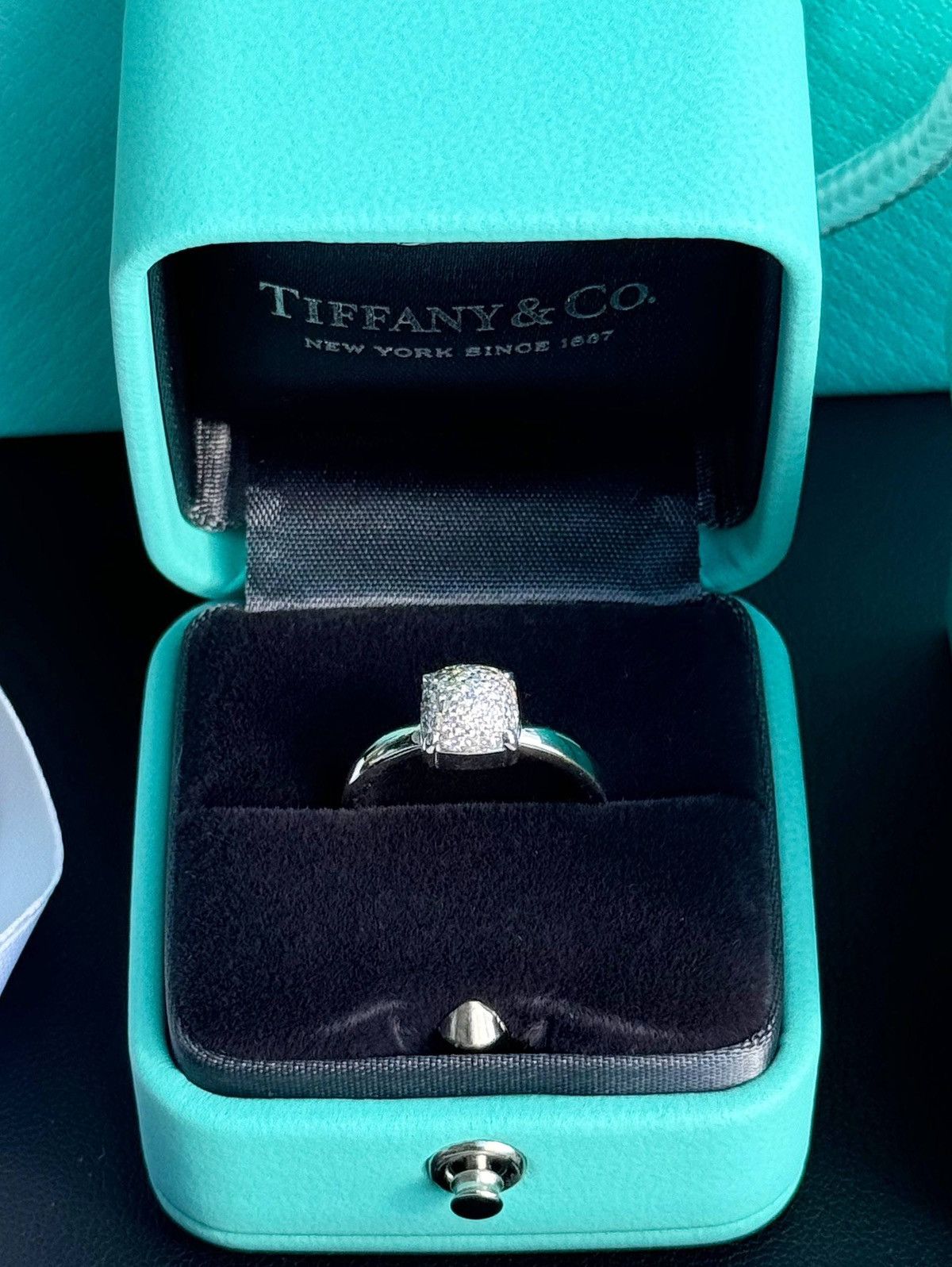Tiffany & Co. Tiffany & Co. Paloma Picasso 18K white gold Pave 0.16CTW Size ONE SIZE - 1 Thumbnail
