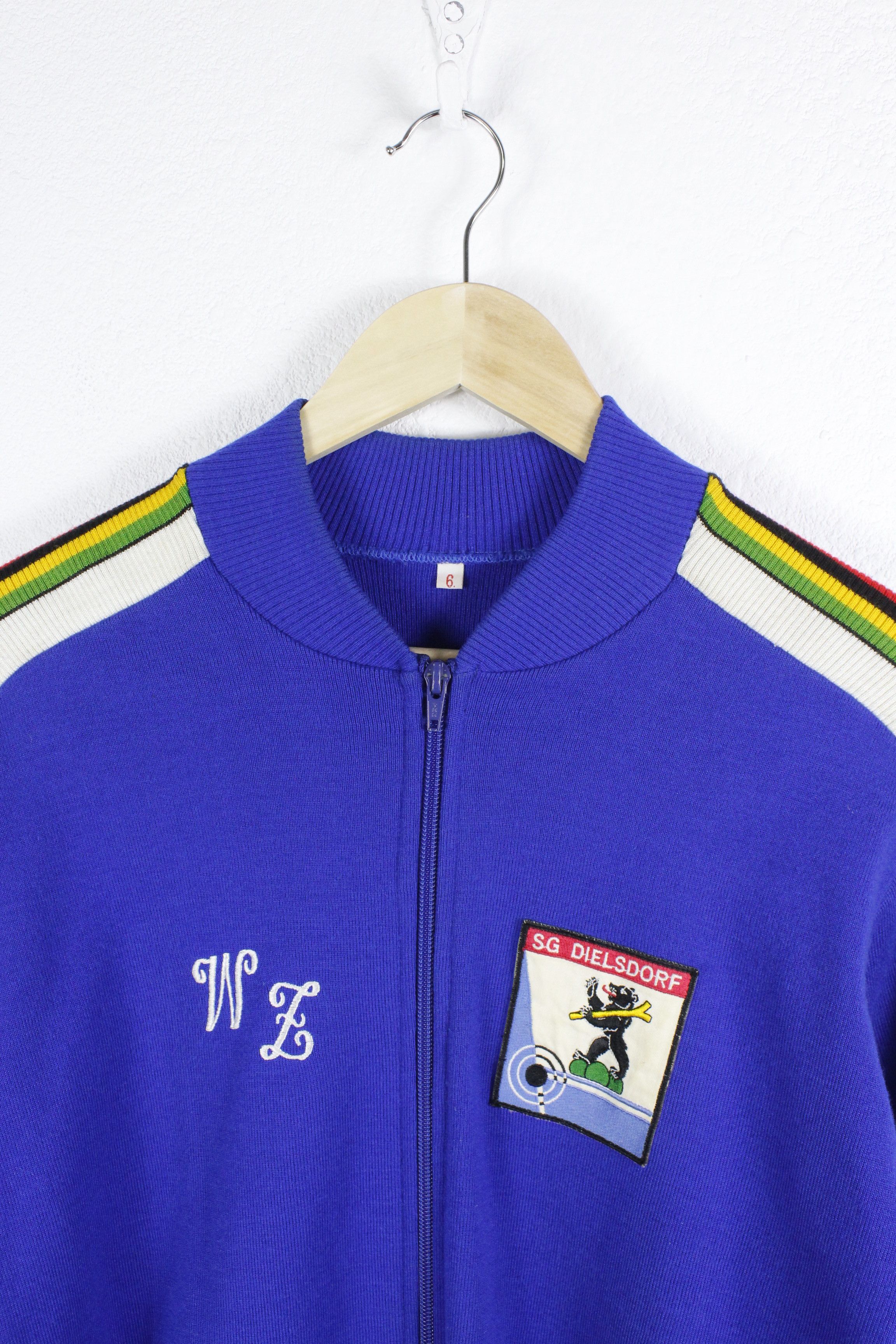 Chelsea Soccer × Vintage Vintage Sg Dielsdorf Befa Sport Wool Varsity Bomber Jacket Size US S / EU 44-46 / 1 - 2 Thumbnail