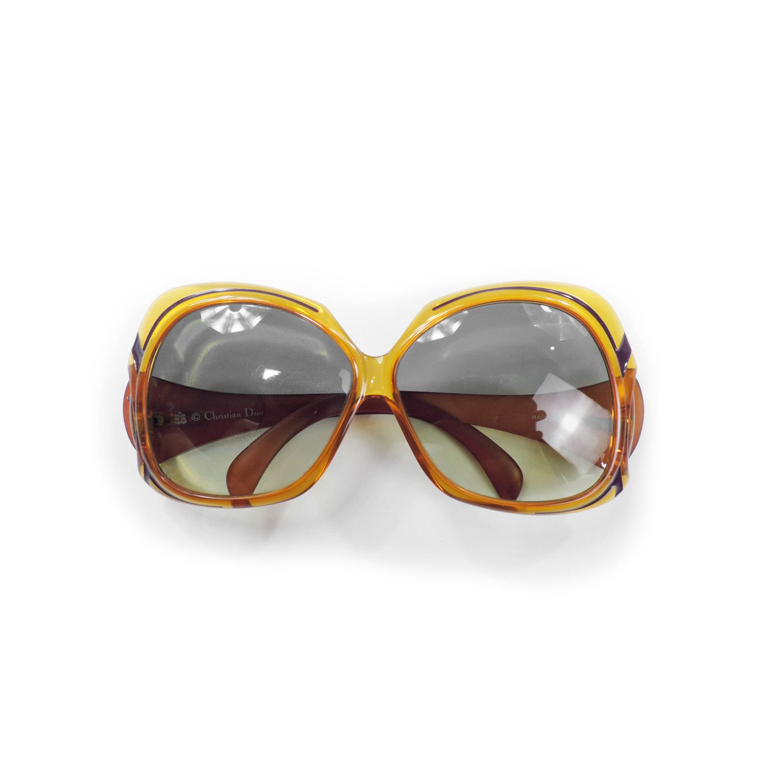 Dior 80’S CHRISTIAN DIOR FEMININE DESIGNER SUNGLASSES [2044] Size ONE SIZE - 1 Thumbnail