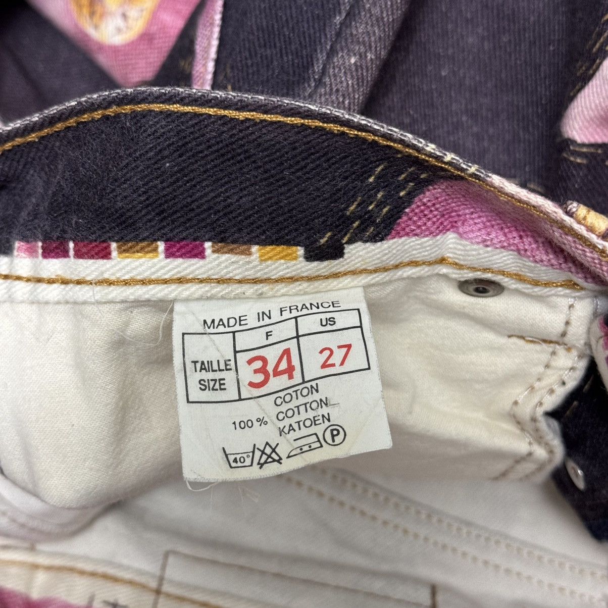 Beauty Beast × Designer Kiliwatch Secuction All Over Print Flared Bootcut Jeans Size US 27 - 10 Thumbnail