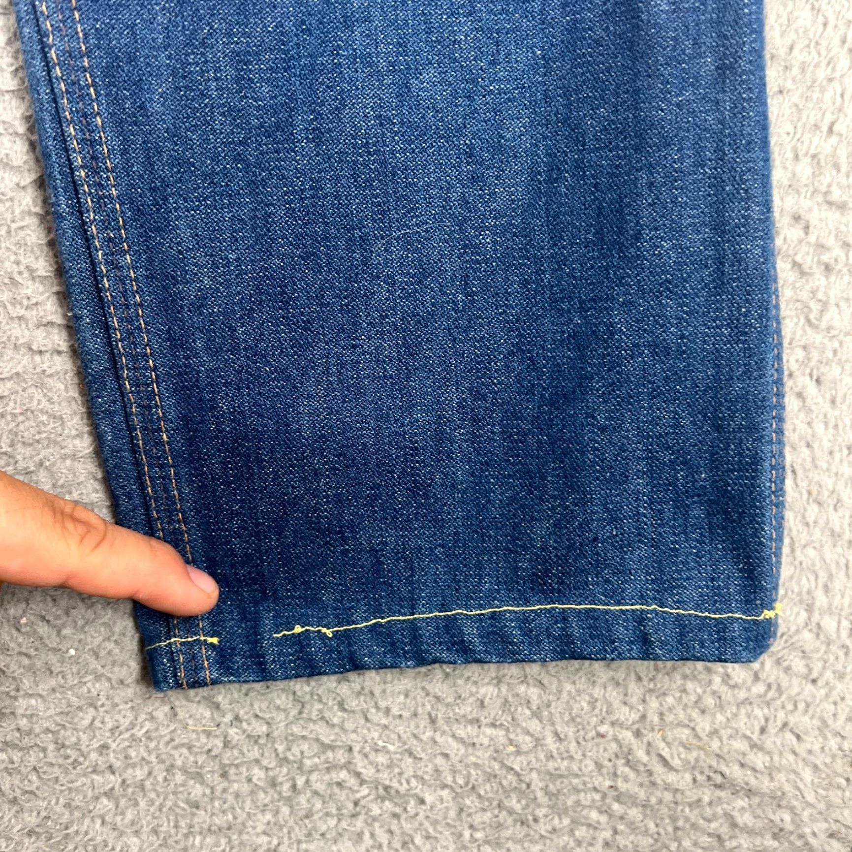 Wrangler VINTAGE Wrangler Men's Jeans 29x31 Straight Leg Denim Casual Mid Rise Blue 90s Size US 29 - 2 Thumbnail