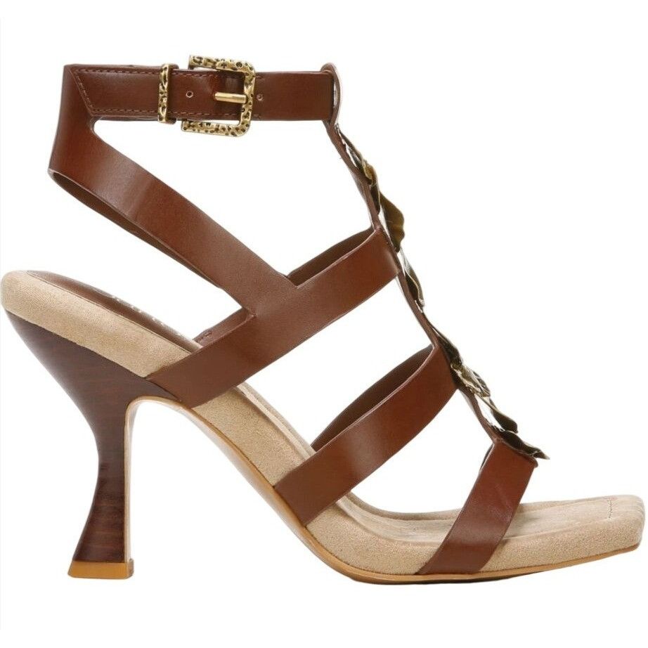 Franco Sarto FRANCO SARTO / L-Rine / Dress Sandals / Amber / Brown / Lea Size US 7.5 / IT 37.5 - 2 Thumbnail