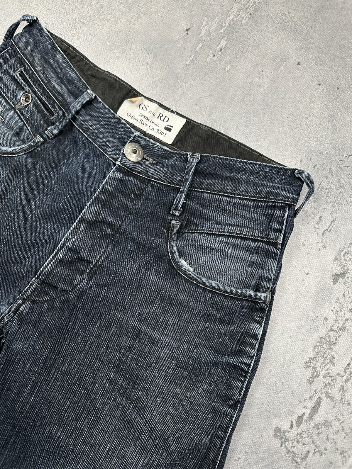 G-Star G Star Raw Radar Duty Loose Dark Wash Denim Jeans Archive Size US 31 - 6 Thumbnail
