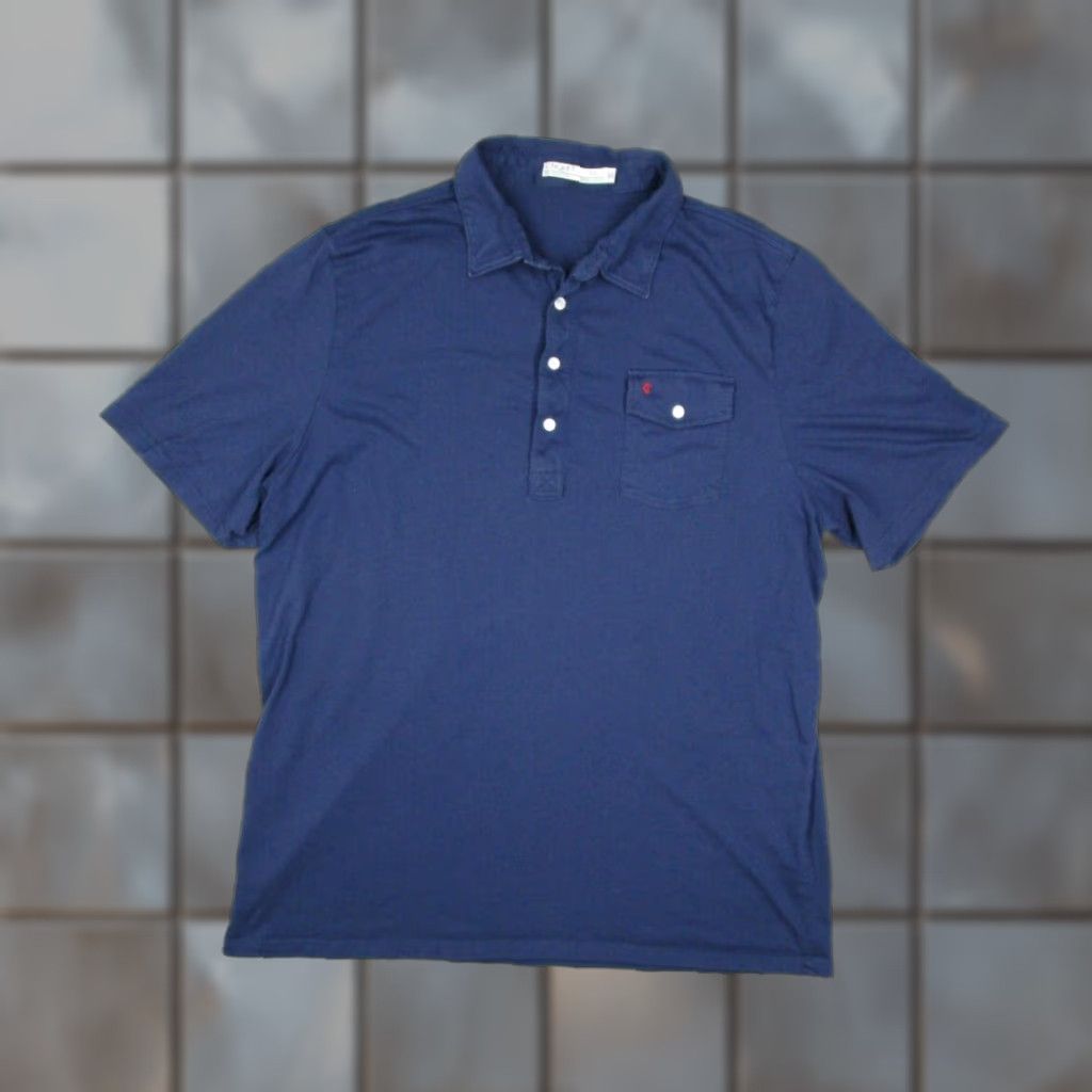 Vintage Criquet Shirt Mens 2XL XXL Blue Polo Organic Golf Casual Work Made in Peru Size US XXL / EU 58 / 5 - 1 Thumbnail