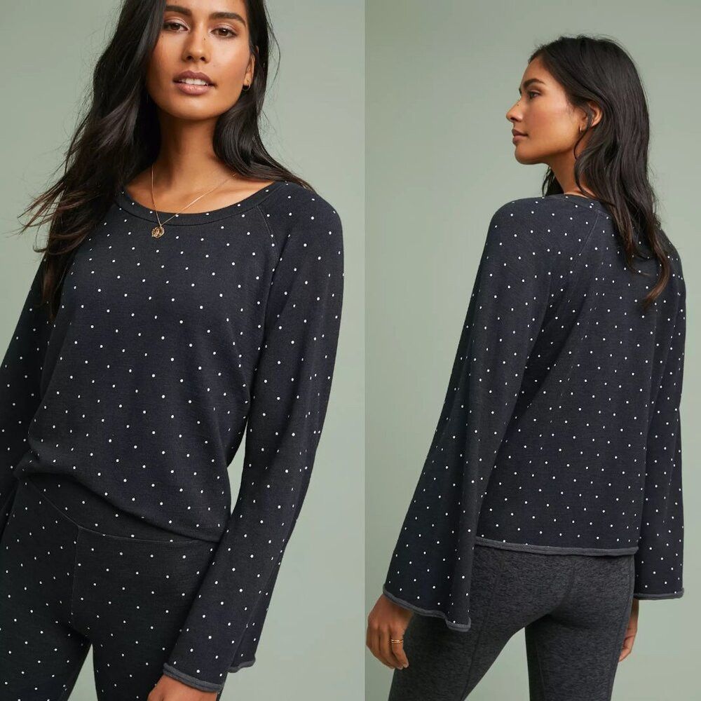 Sundry New Anthropologie Sundry Polka Dot Pullover Size 1 US S Size S / US 4 / IT 40 - 1 Thumbnail