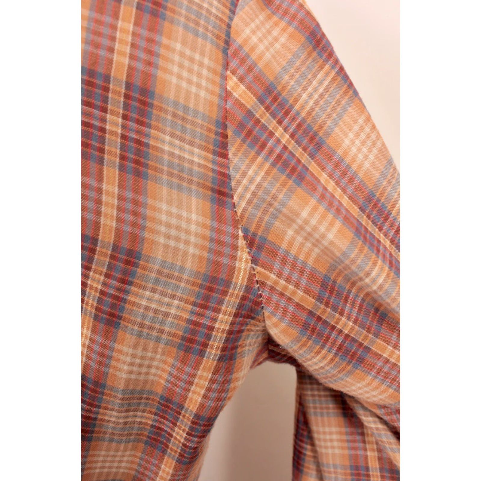 Levi's VINTAGE Levi's Western Shirt 80s Plaid Mens Size L Brown Pearl Button Long Sleeve 1980s Casual 47 Chest Western Look Shirts Mens Size US L / EU 52-54 / 3 - 8 Thumbnail