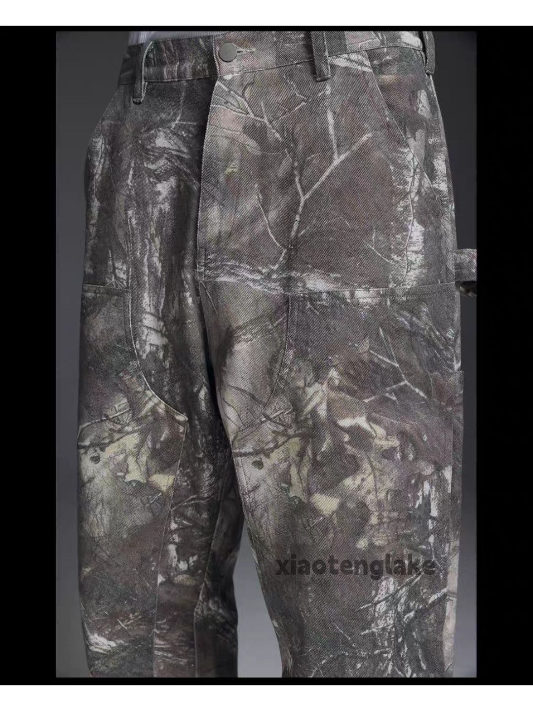 Designer × Japanese Brand × Vintage Washed faded loose baggy real tree pattern cargo pants Size US 36 / EU 52 - 12 Thumbnail