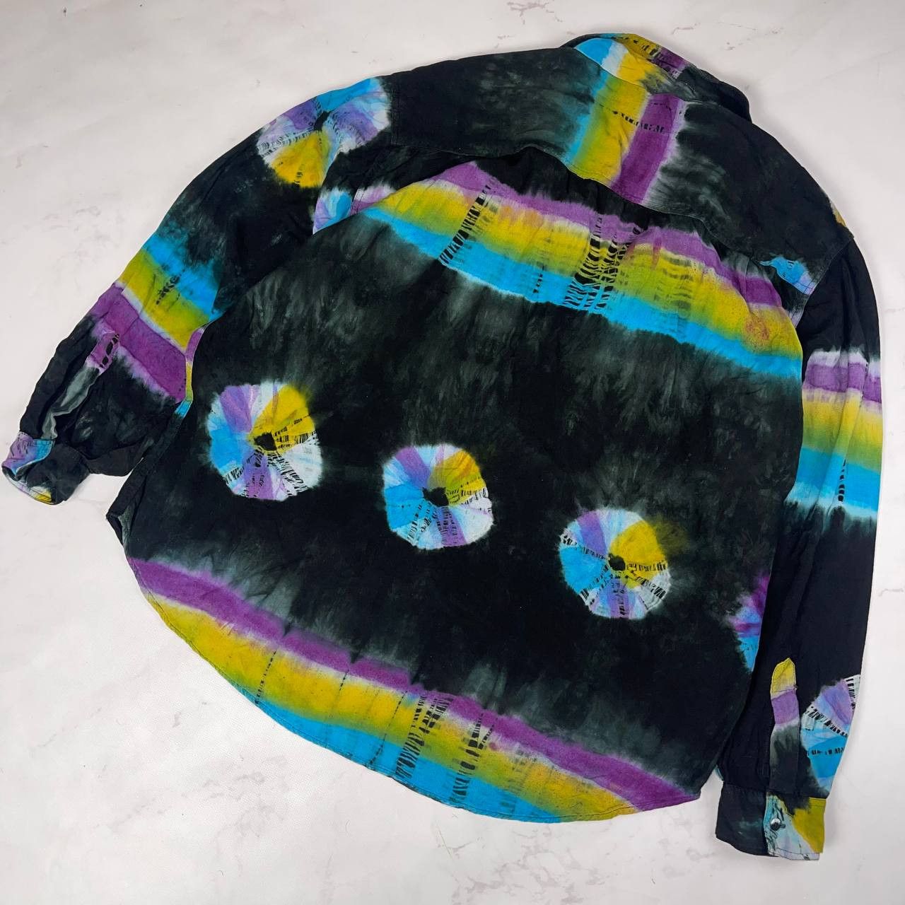 Vintage Vintage Shirt Made in India Flowers Avant-garde Size US XXL / EU 58 / 5 - 7 Thumbnail