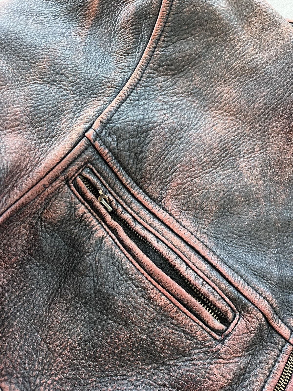 Genuine Leather Hype Vintage Coach Black Red Leather Bomber Jacket Y2K Sk8 Size US XL / EU 56 / 4 - 13 Thumbnail