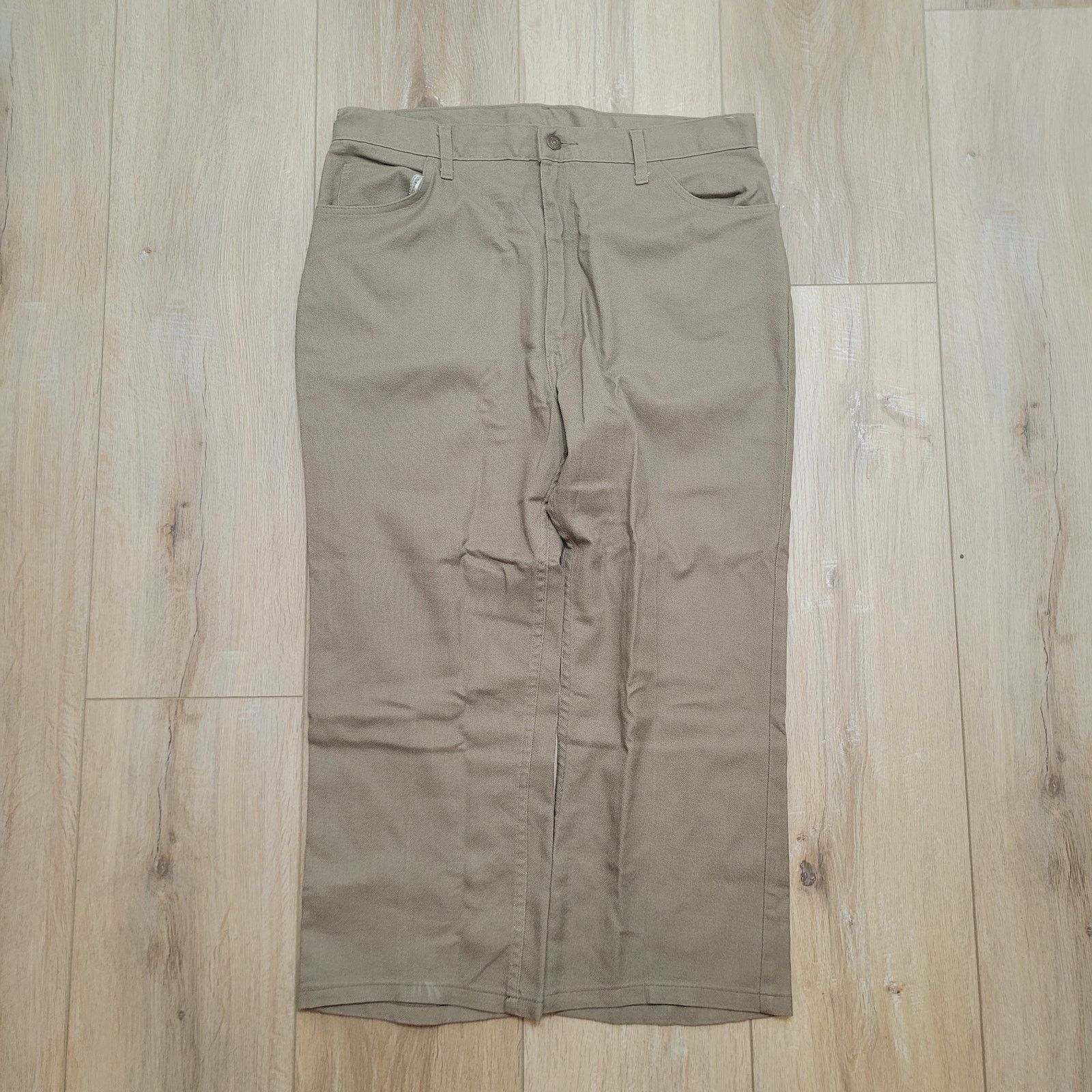 Levi's VTG 70s Levi's 517 Sta-Prest Polyester Jeans 39x26 Dacron Size US 39 - 1 Thumbnail