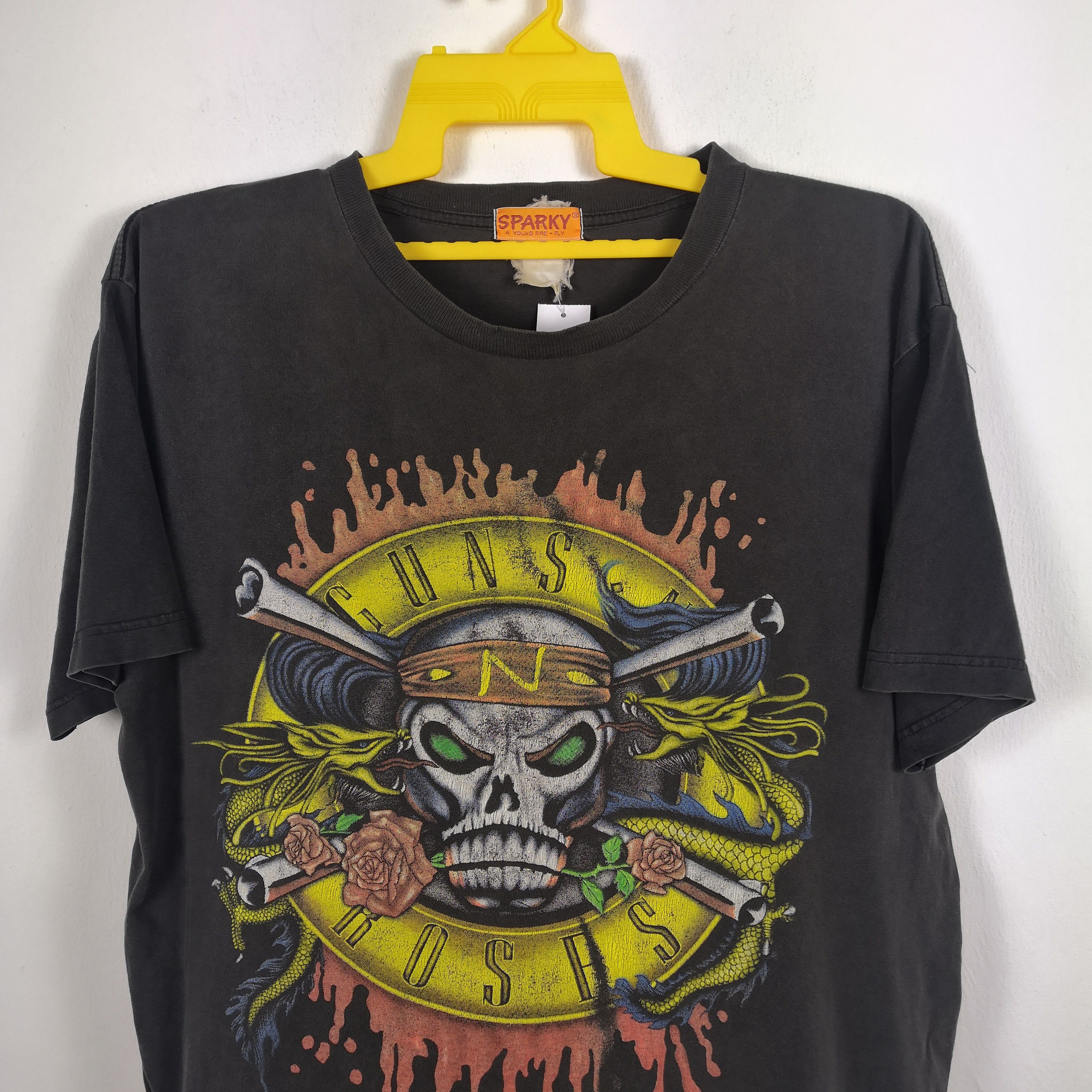 Band Tees Vintage Guns 'N Roses T-Shirt Concert Rock Band Crewneck Tee Size US XL / EU 56 / 4 - 3 Thumbnail