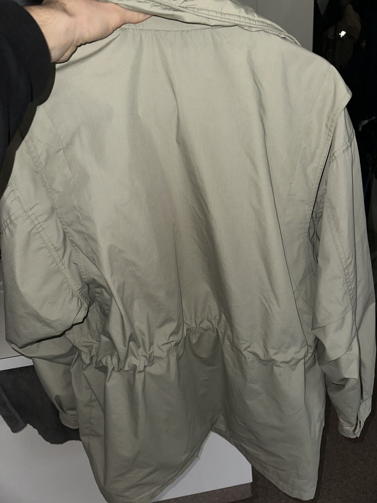 Balenciaga Balenciaga Tan Long Jacket Size US XL / EU 56 / 4 - 4 Thumbnail