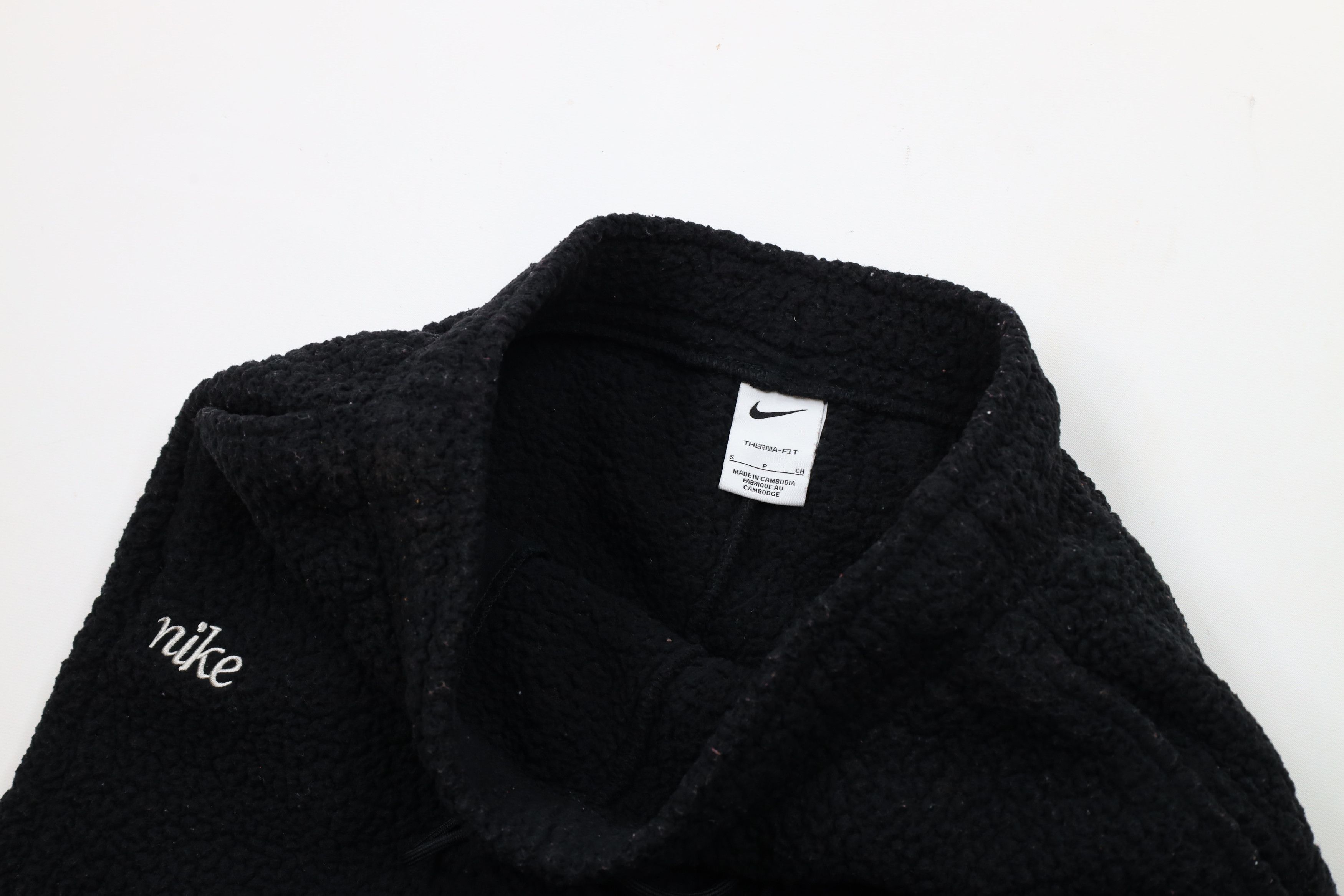 Nike × Vintage Nike Spell Out Script Deep Pile Fleece Cozy Sweatpants Size 26" / US 2 / IT 38 - 10 Thumbnail