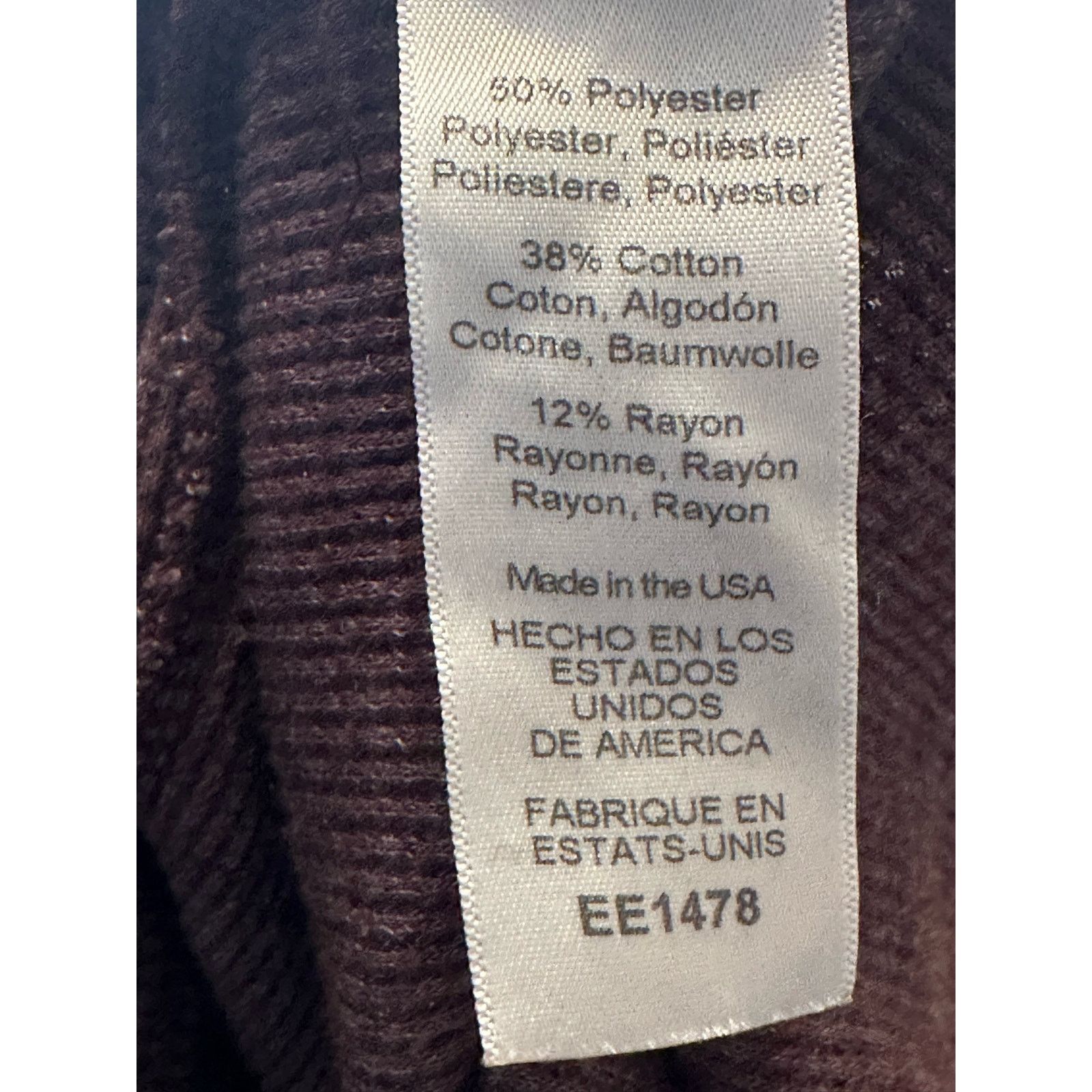 Michael Stars Michael Stars maroon long sleeves turtle neck sweater XS Size XS / US 0-2 / IT 36-38 - 4 Thumbnail