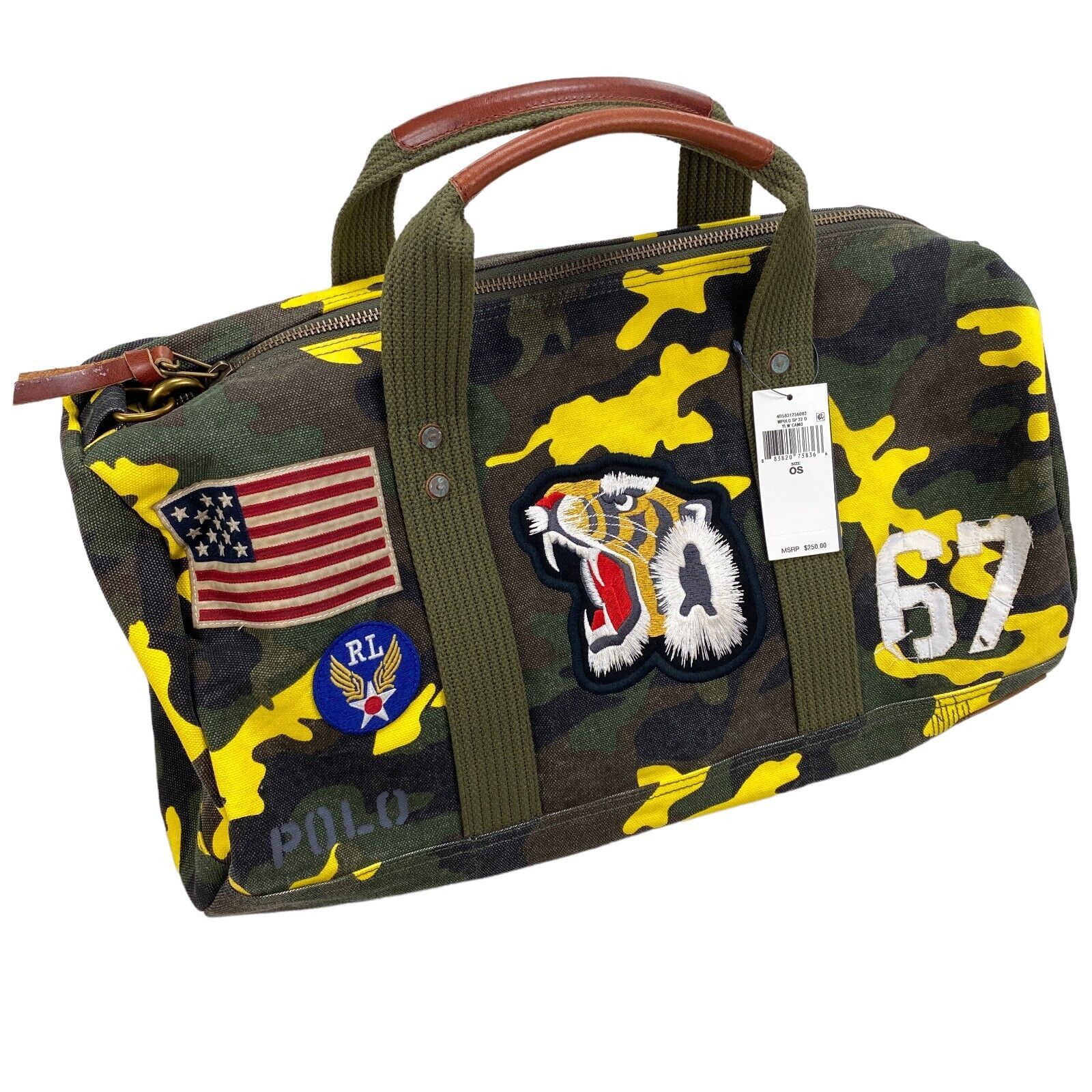 Polo Ralph Lauren Polo Ralph Lauren Tiger Patch Canvas Duffle Bag