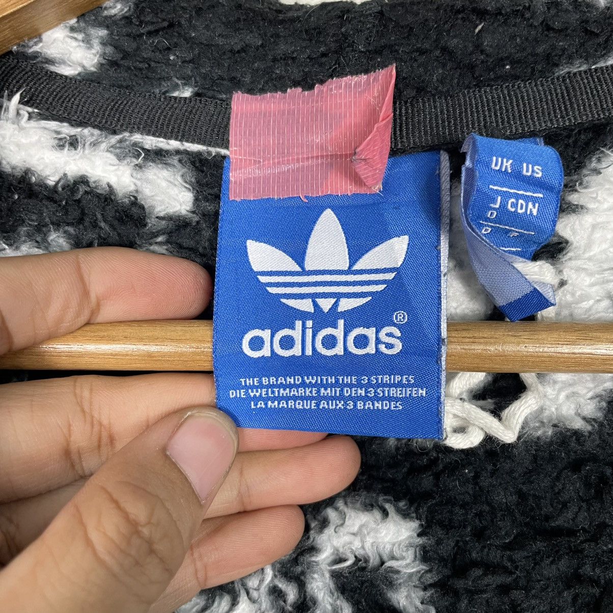 Adidas Adidas Fullprint Fleece Zipper Hoodie Size US M / EU 48-50 / 2 - 17 Thumbnail