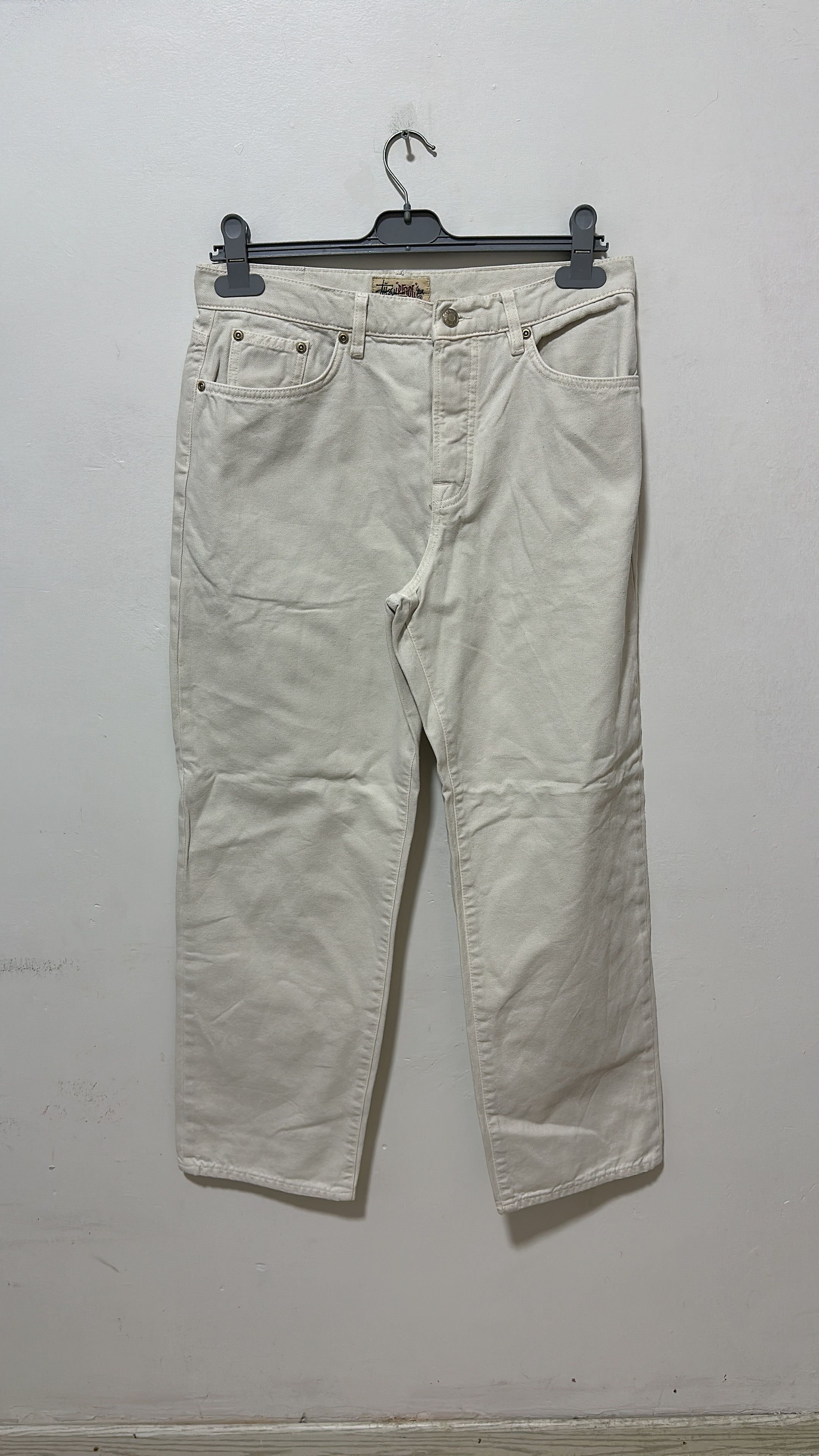 Stussy Stussy Big Ol Jean White Size 30 Size US 30 / EU 46 - 2 Thumbnail