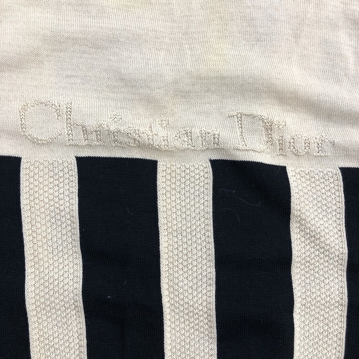 Christian Dior Monsieur Vintage Christian Dior Monsieur Stripe Luxury Knit Vest Size US L / EU 52-54 / 3 - 10 Thumbnail