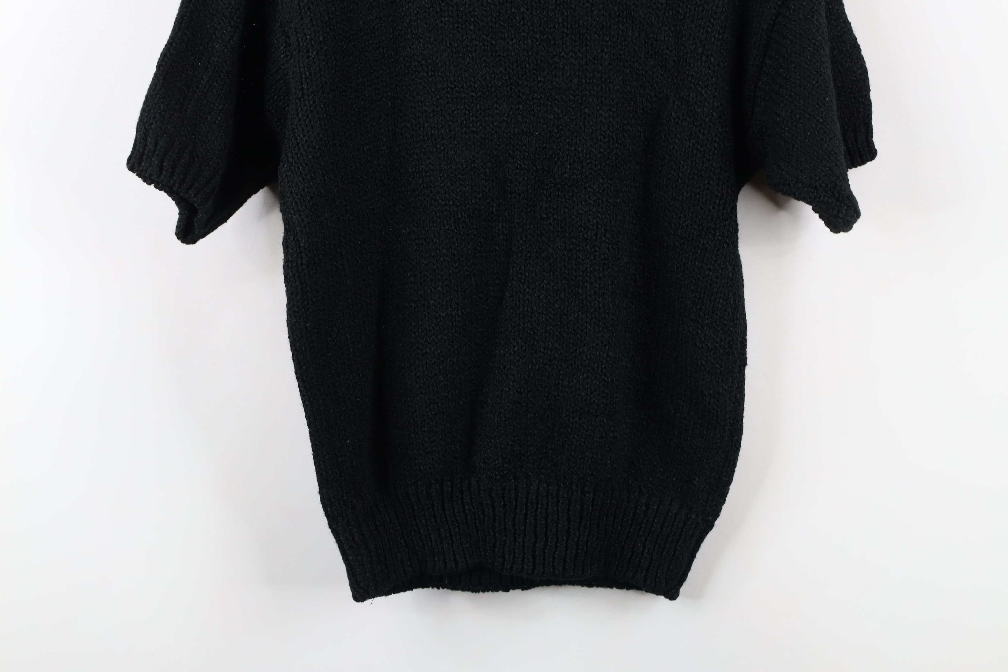 Vintage Vintage 90s Streetwear Ribbed Short Sleeve Collared Sweater Size M / US 6-8 / IT 42-44 - 11 Thumbnail