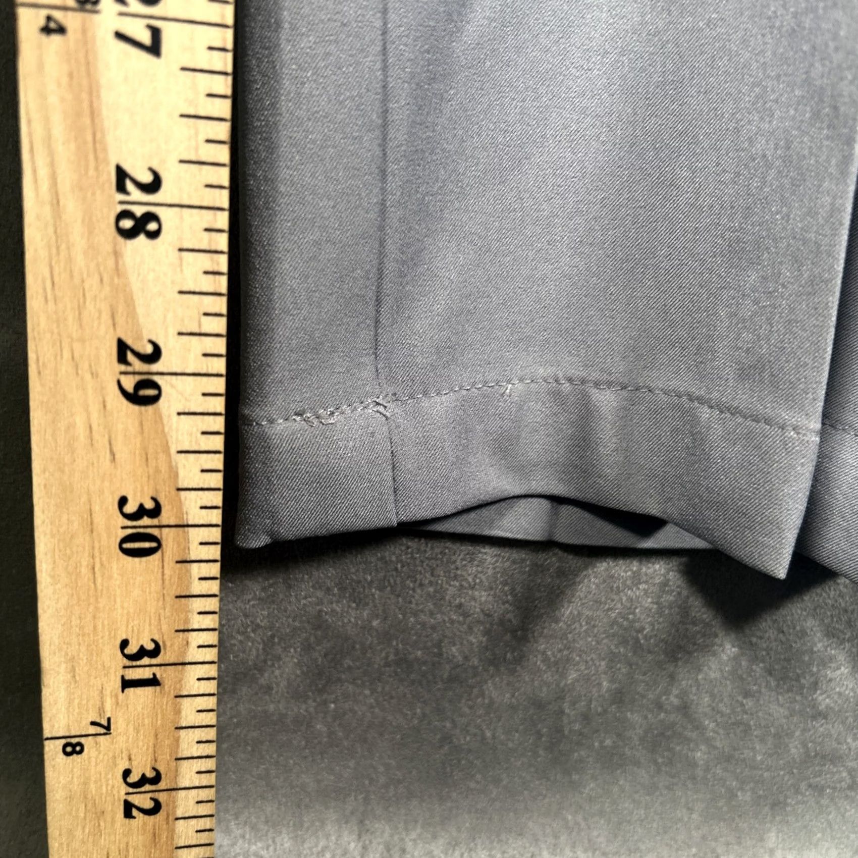 Vintage Greg Norman Golf Pants Mens 36x30 Gray Performance Stretch Pockets Size US 36 / EU 52 - 4 Thumbnail