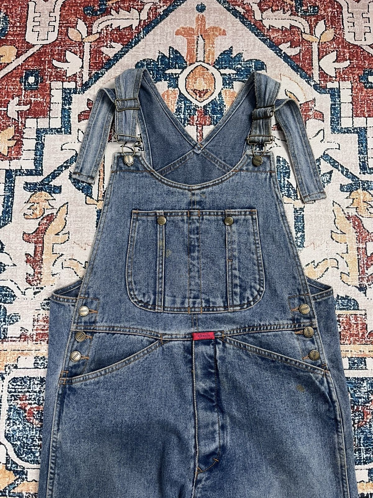 Marithe + Francois Girbaud Vtg Marithe Francois Girbaud Overall Denim Size US 34 / EU 50 - 3 Thumbnail