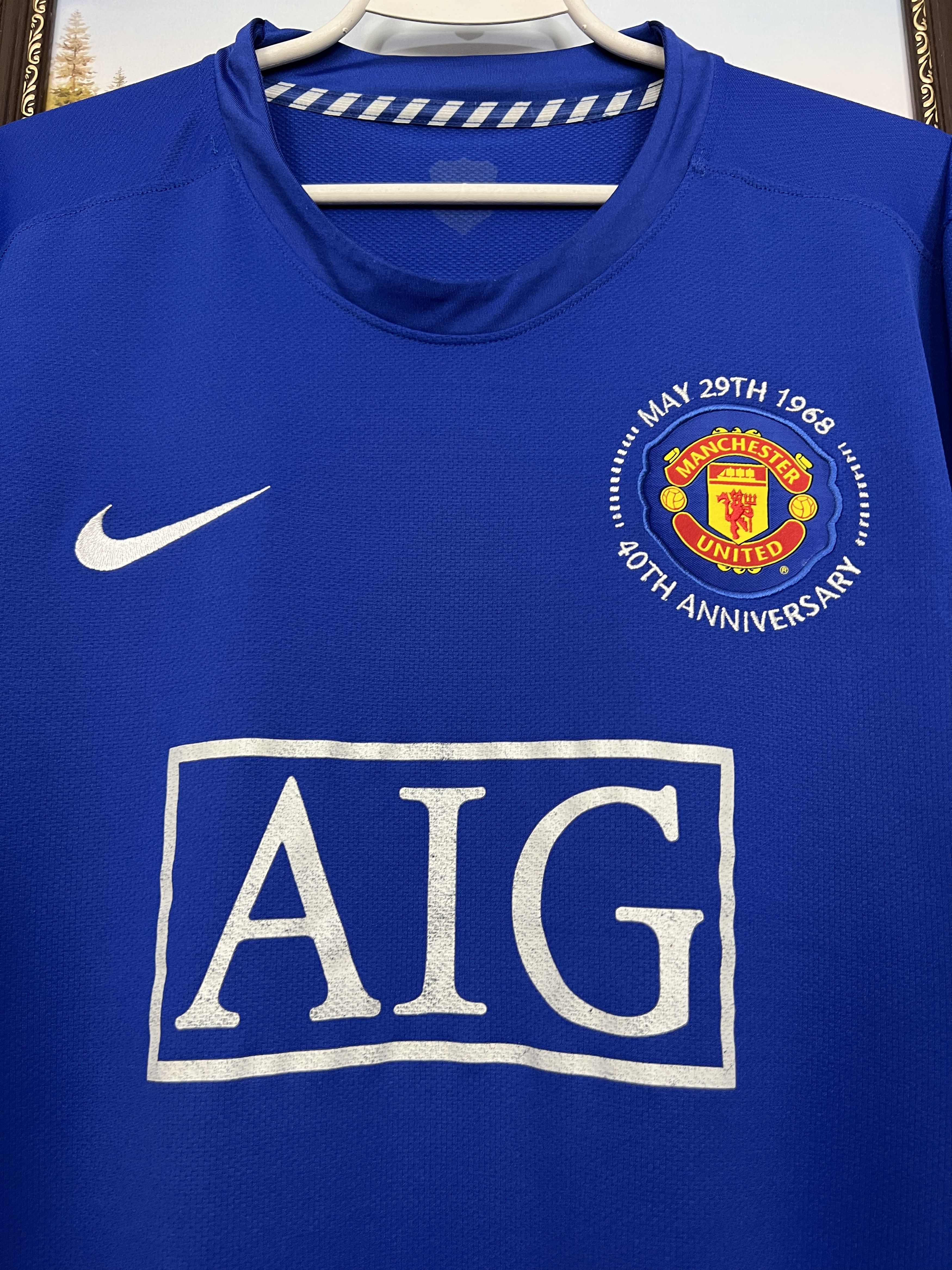 Nike Manchester United Third football shirt 2008 Soccer Nike Size US XXL / EU 58 / 5 - 3 Thumbnail