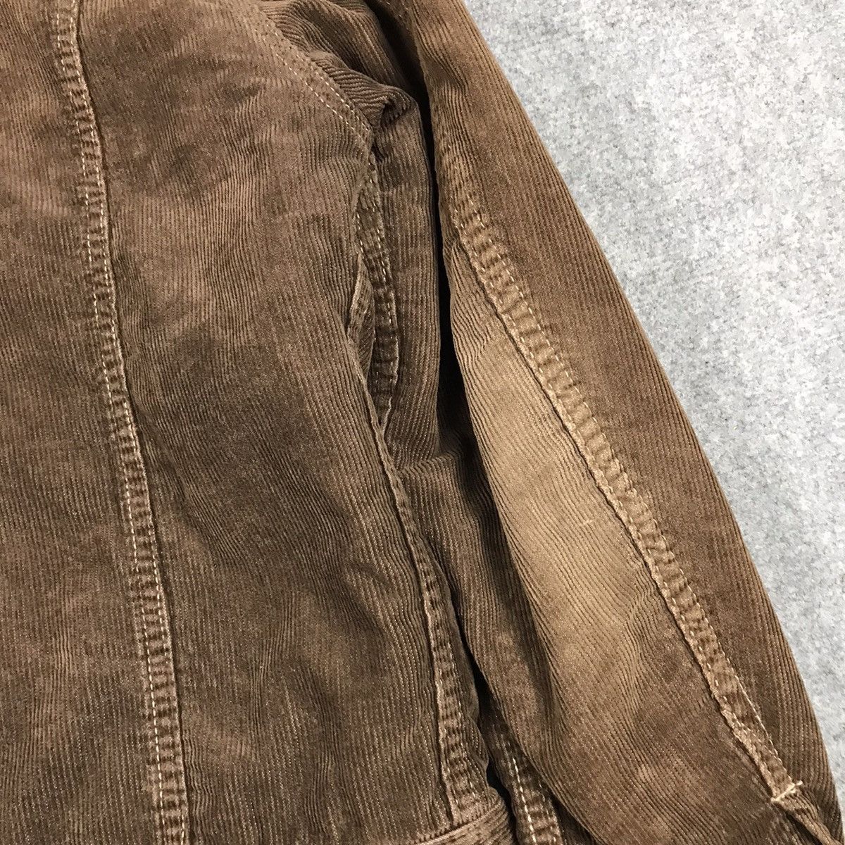 Japanese Brand × Lee LEE CORDUROY SHERPA BUTTON SUNFADED JACKET Size US S / EU 44-46 / 1 - 11 Thumbnail