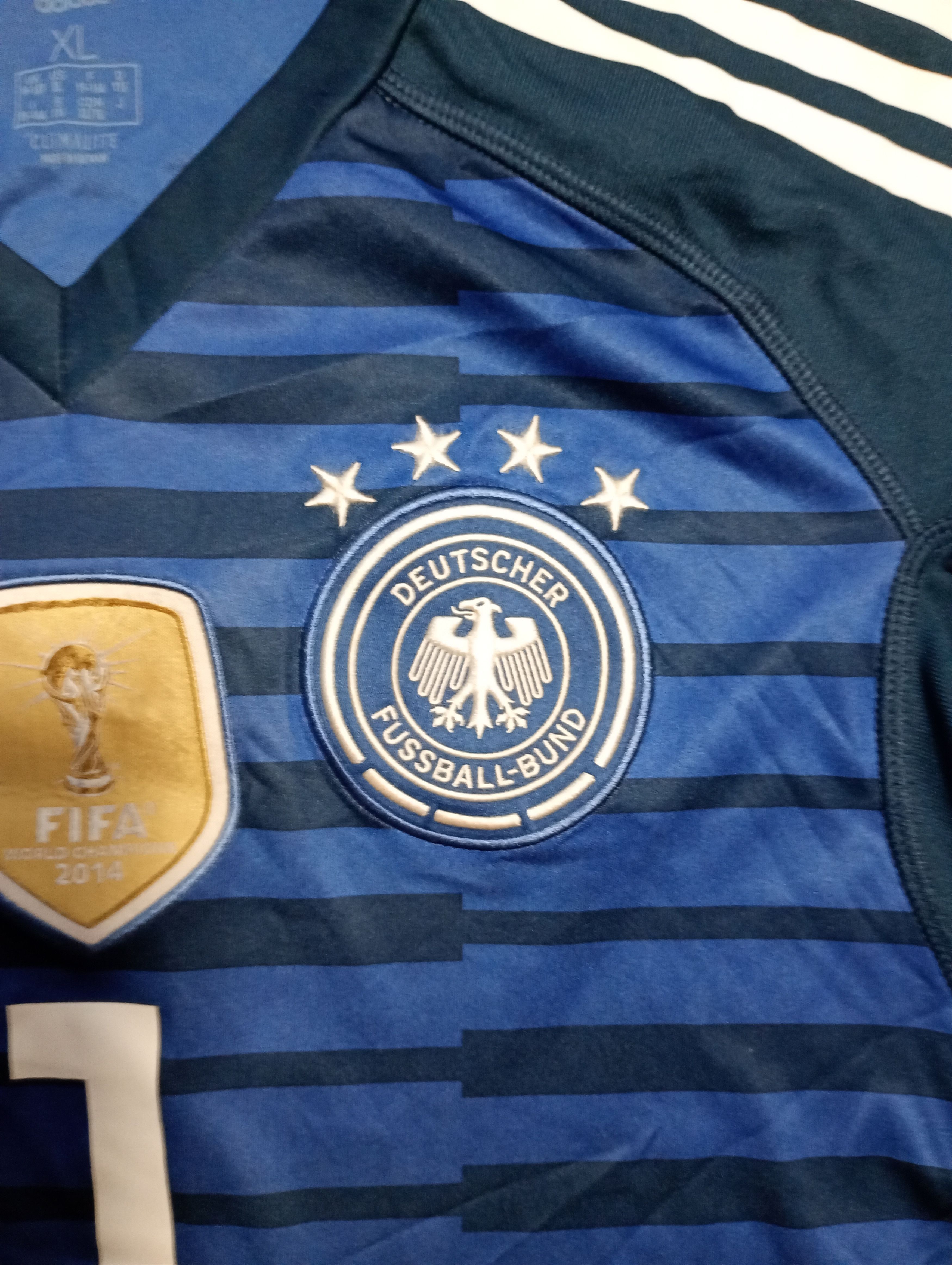 Adidas Adidas Germany Jersey 1 Neuer 2018-2019 Junior size XL Size US S / EU 44-46 / 1 - 7 Thumbnail