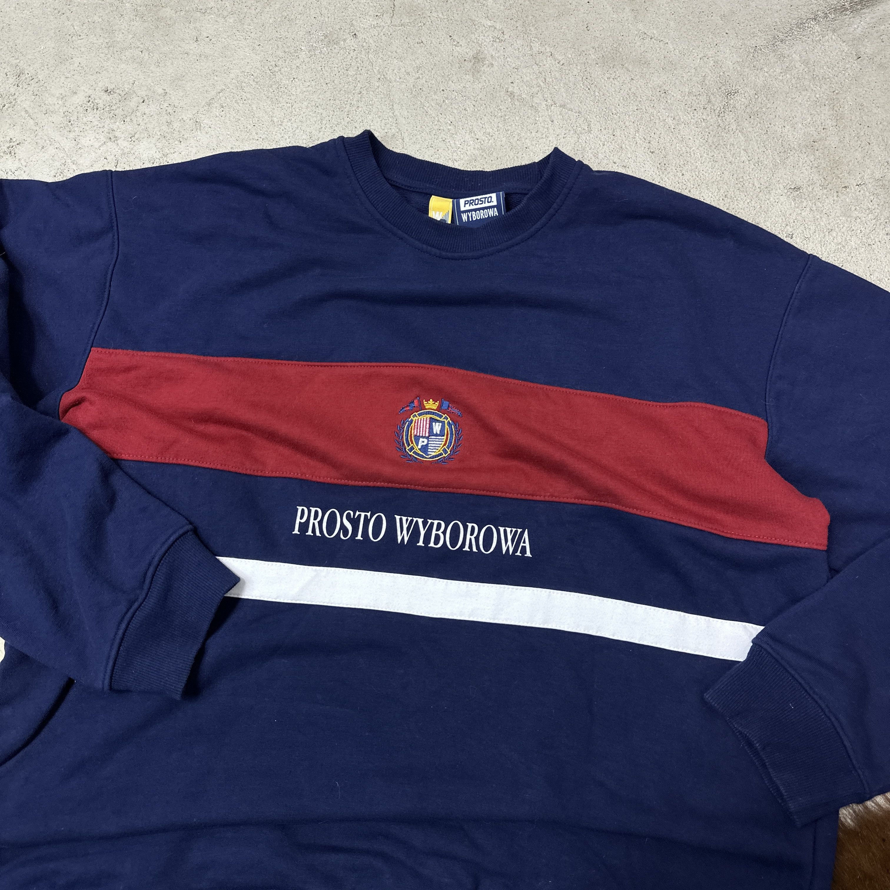 Vintage Vintage Streetwear Skater Prosto x Wyborowa Sweatshirt Y2K Size US XXL / EU 58 / 5 - 3 Thumbnail
