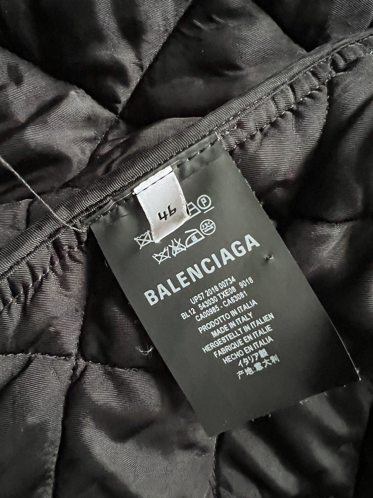 Balenciaga Padded Gilet Jacket Fall 2018 Size US S / EU 44-46 / 1 - 10 Thumbnail