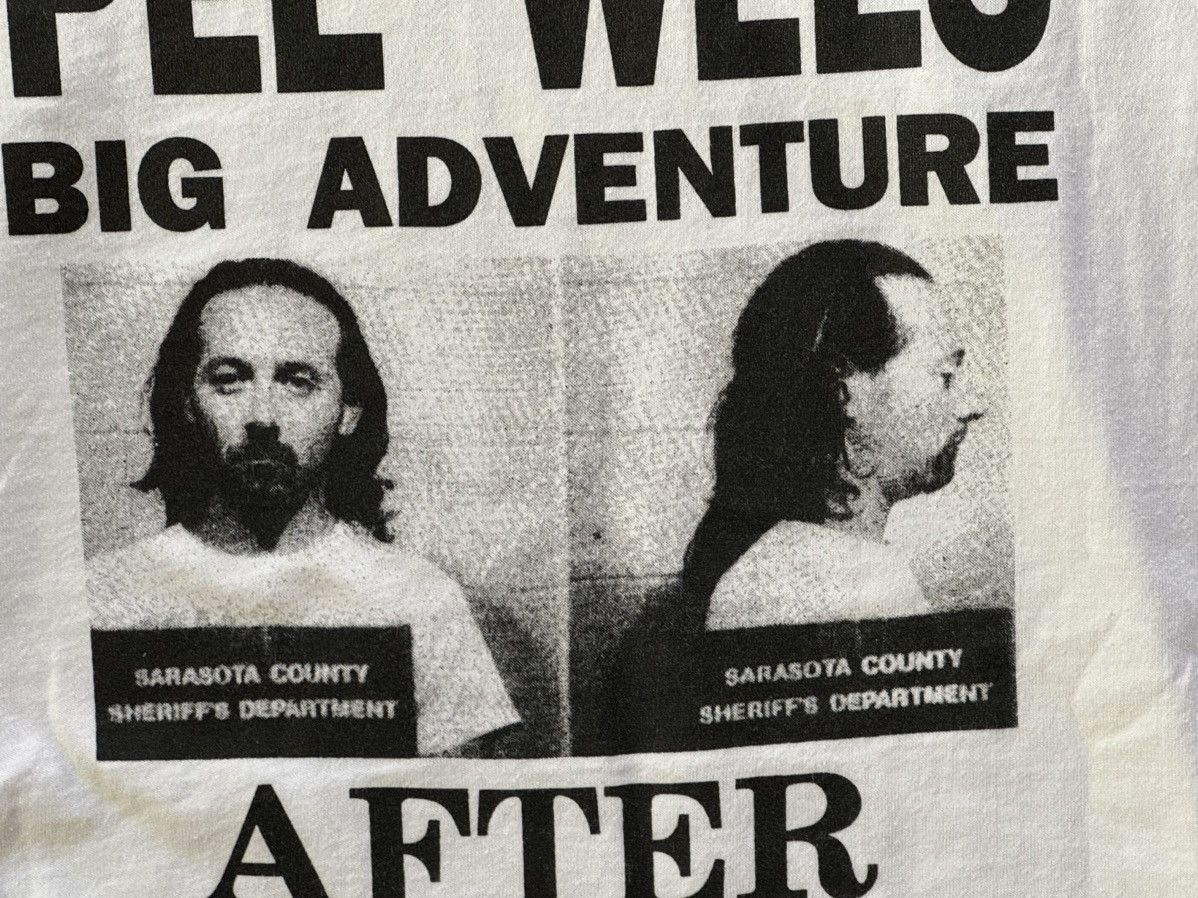 Vintage Pee Wees Big Adventure Arrest Shirt Size US XL / EU 56 / 4 - 7 Thumbnail