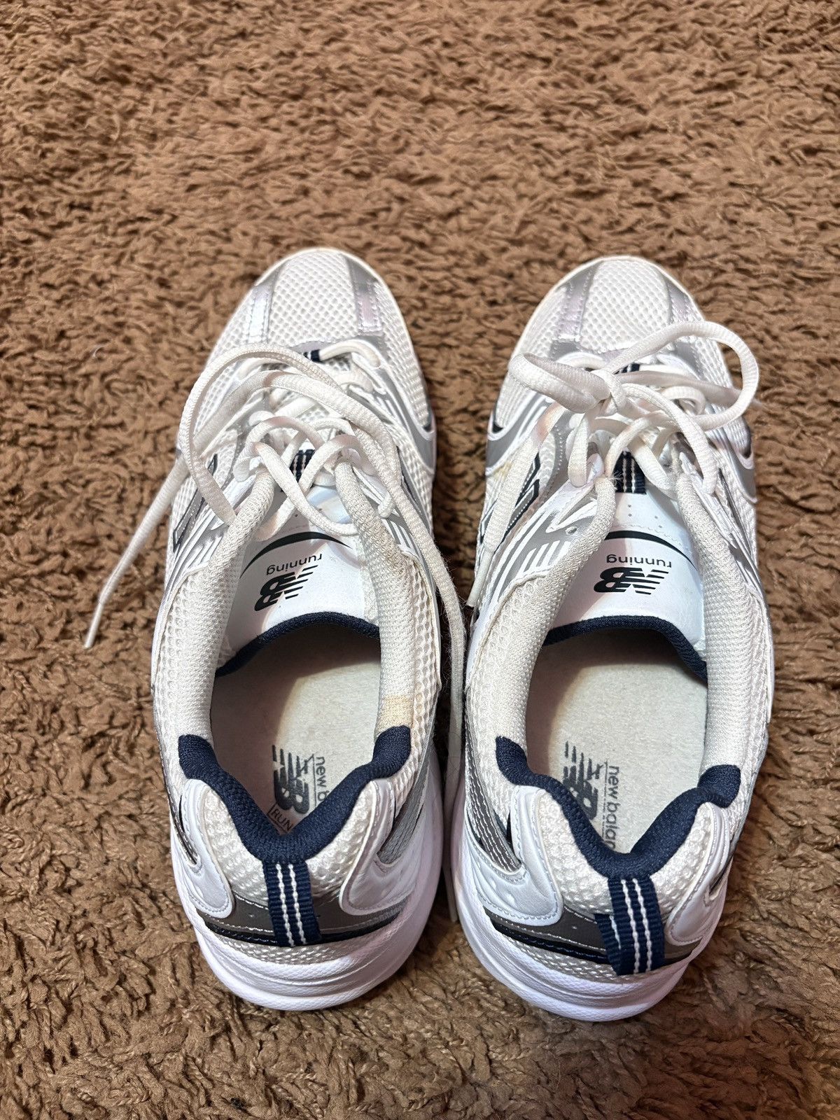 New Balance White New Balance Size US 9.5 / EU 42-43 - 4 Thumbnail