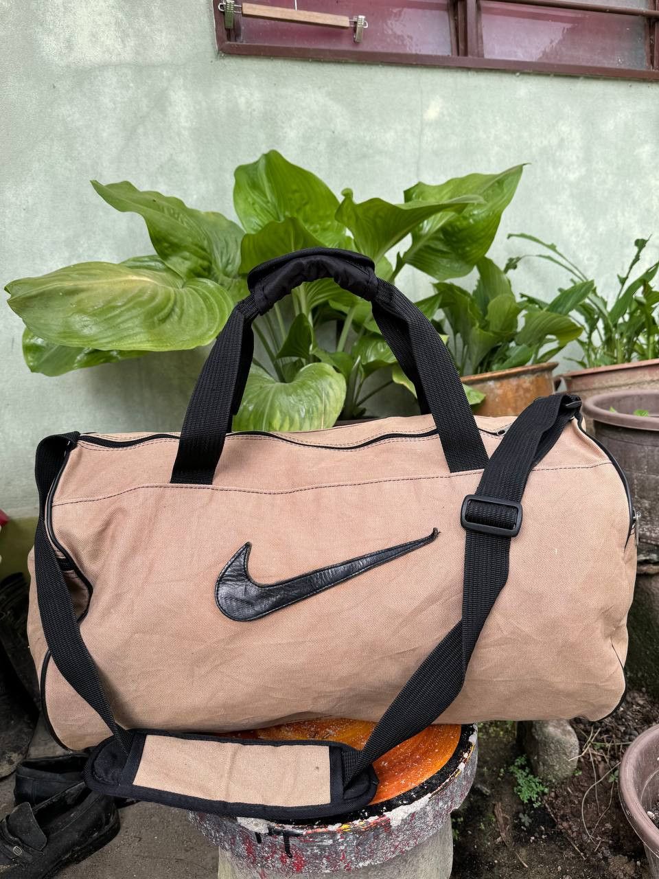 Nike × Vintage Vintage 90s Nike Duffle Bag Size ONE SIZE - 1 Thumbnail