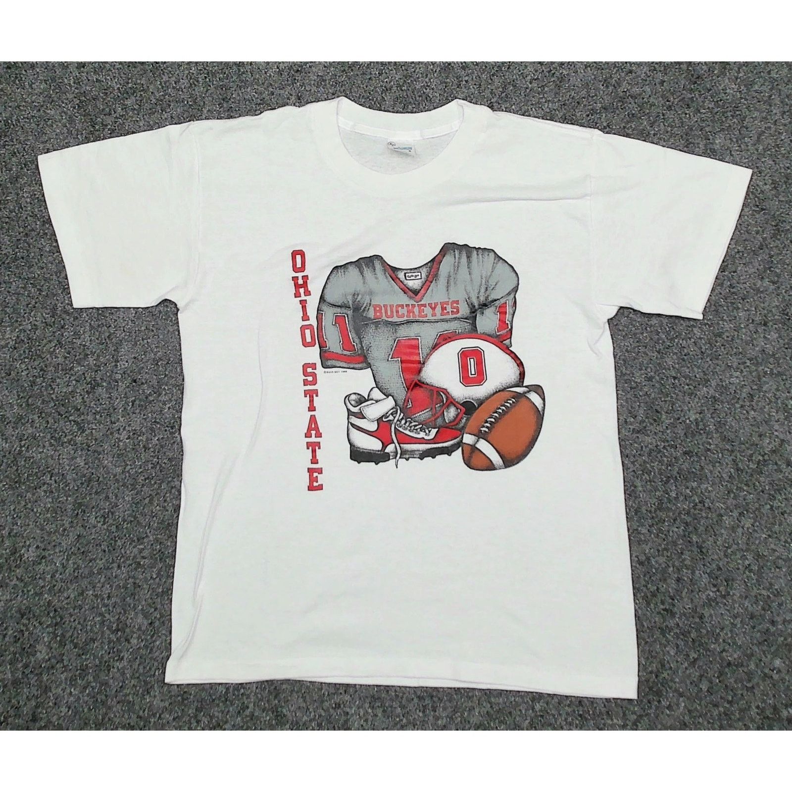 Vintage Vintage 1989 Ohio State Buckeyes Single Stitch Tee Size US S / EU 44-46 / 1 - 3 Thumbnail