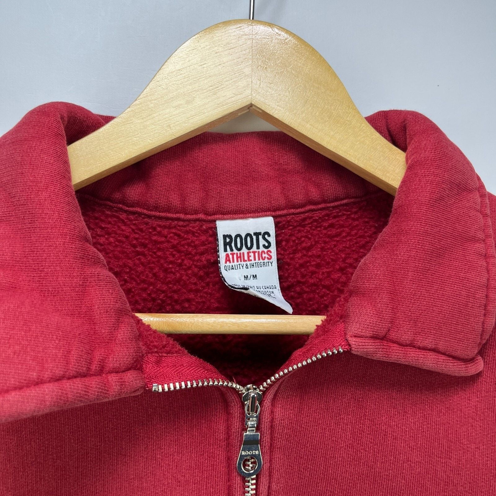 Roots × Vintage Vintage 90s Roots Quarter Made in Canada Sweatshirt Medium Size US M / EU 48-50 / 2 - 3 Thumbnail