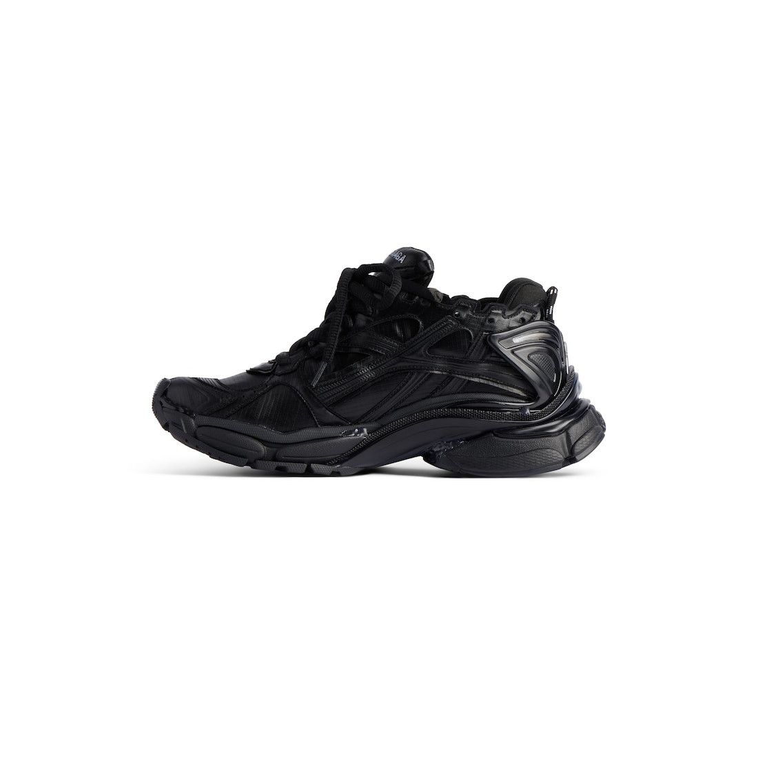 Balenciaga × Under Armour o1w1db10625 Under Armour® Runner Ripstop Sneakers in Black Size US 12 / IT 42 - 2 Thumbnail