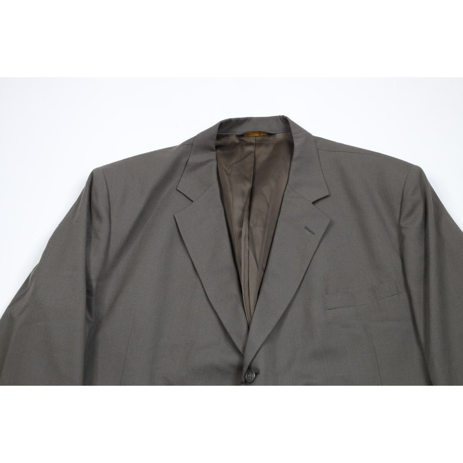 Vintage Vintage 70s Streetwear Worsted Wool Wedding Suit 56L Size 54L - 3 Thumbnail