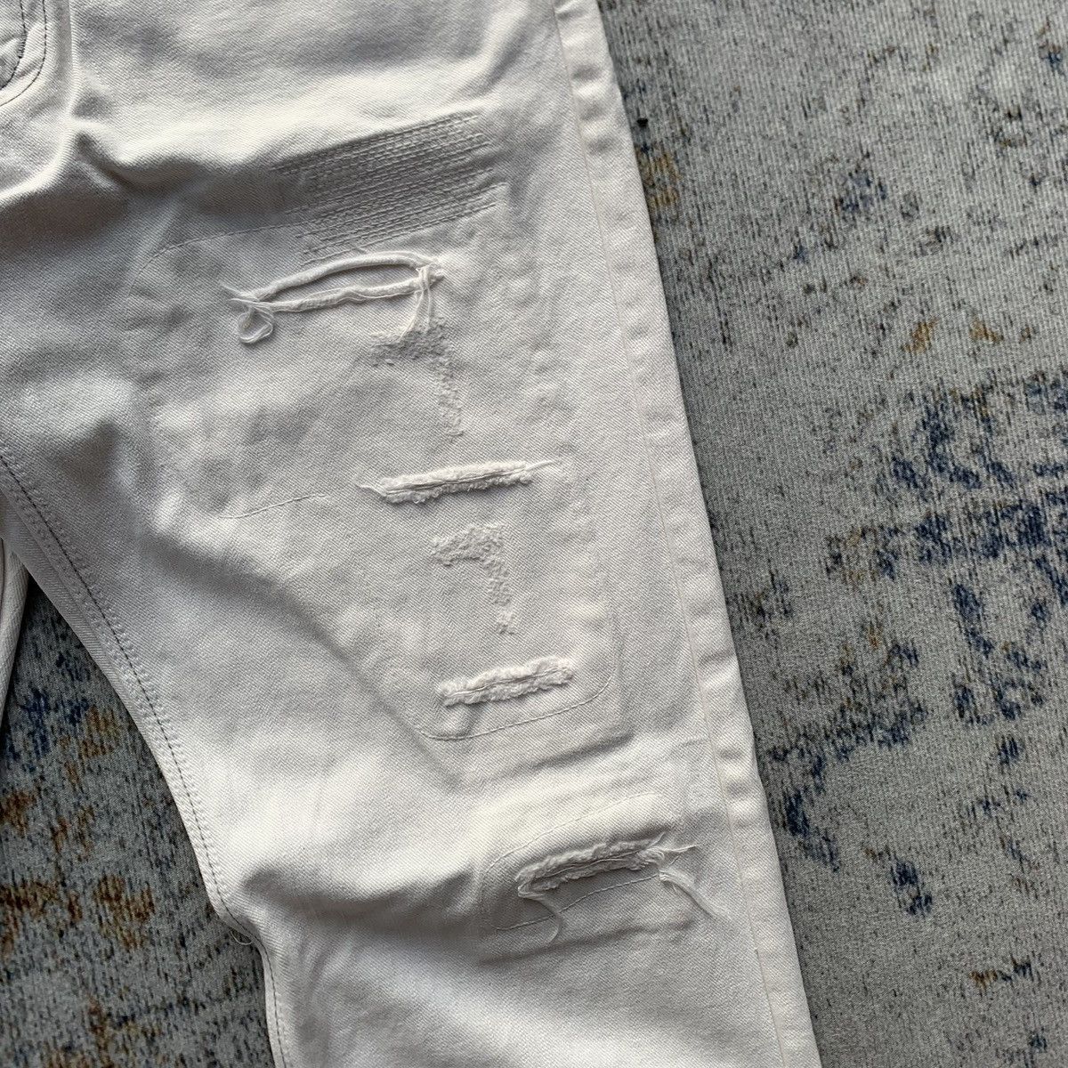 Japanese Brand Rare Japanese Brand Edwin Distressed Flared Jeans Size US 32 / EU 48 - 4 Thumbnail